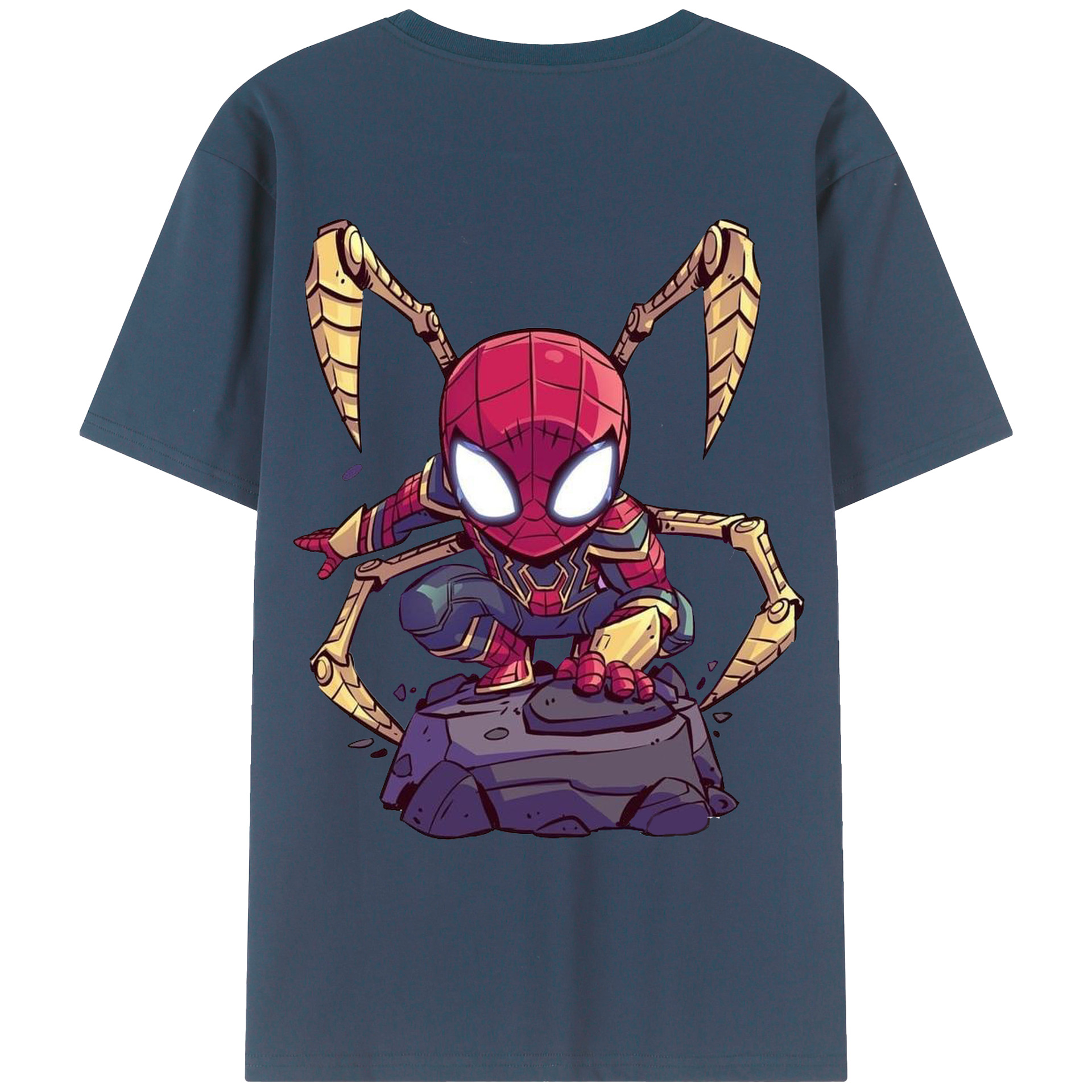 （画像用） アベンジャーズ The Avengers 綿100％ メンズ半袖Tシャツ（バックプリント） 通気性