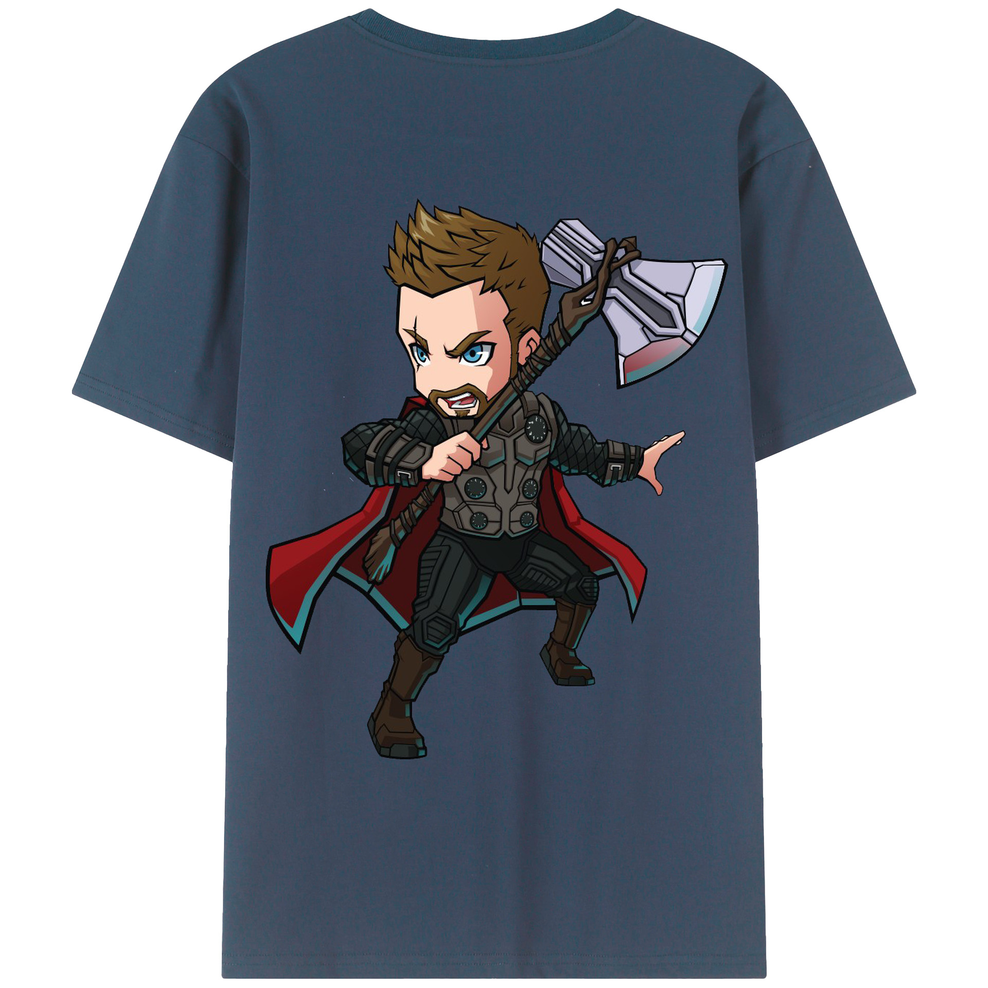 （画像用） アベンジャーズ The Avengers 綿100％ メンズ半袖Tシャツ（バックプリント） 通気性