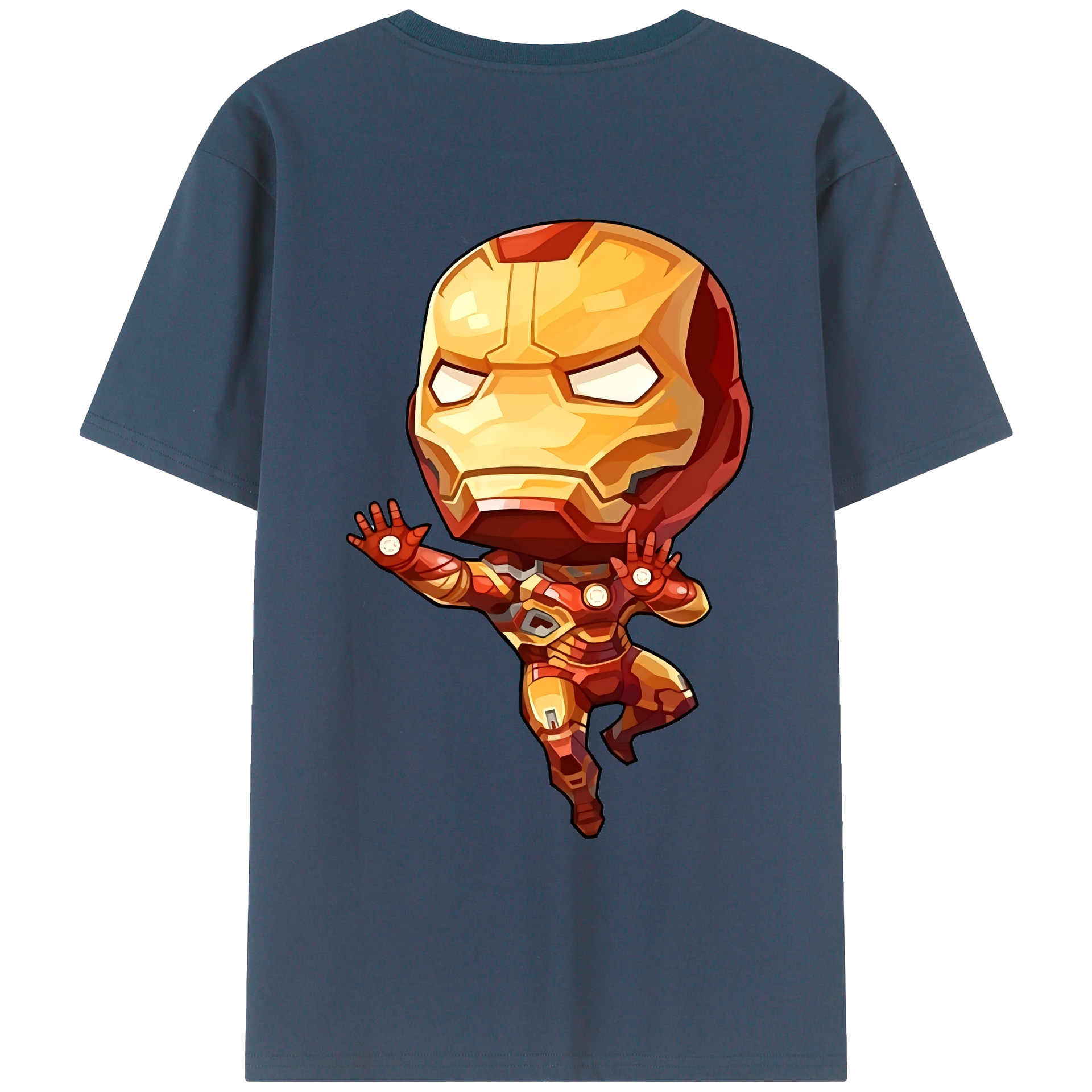 （画像用） アベンジャーズ The Avengers 綿100％ メンズ半袖Tシャツ（バックプリント） 通気性