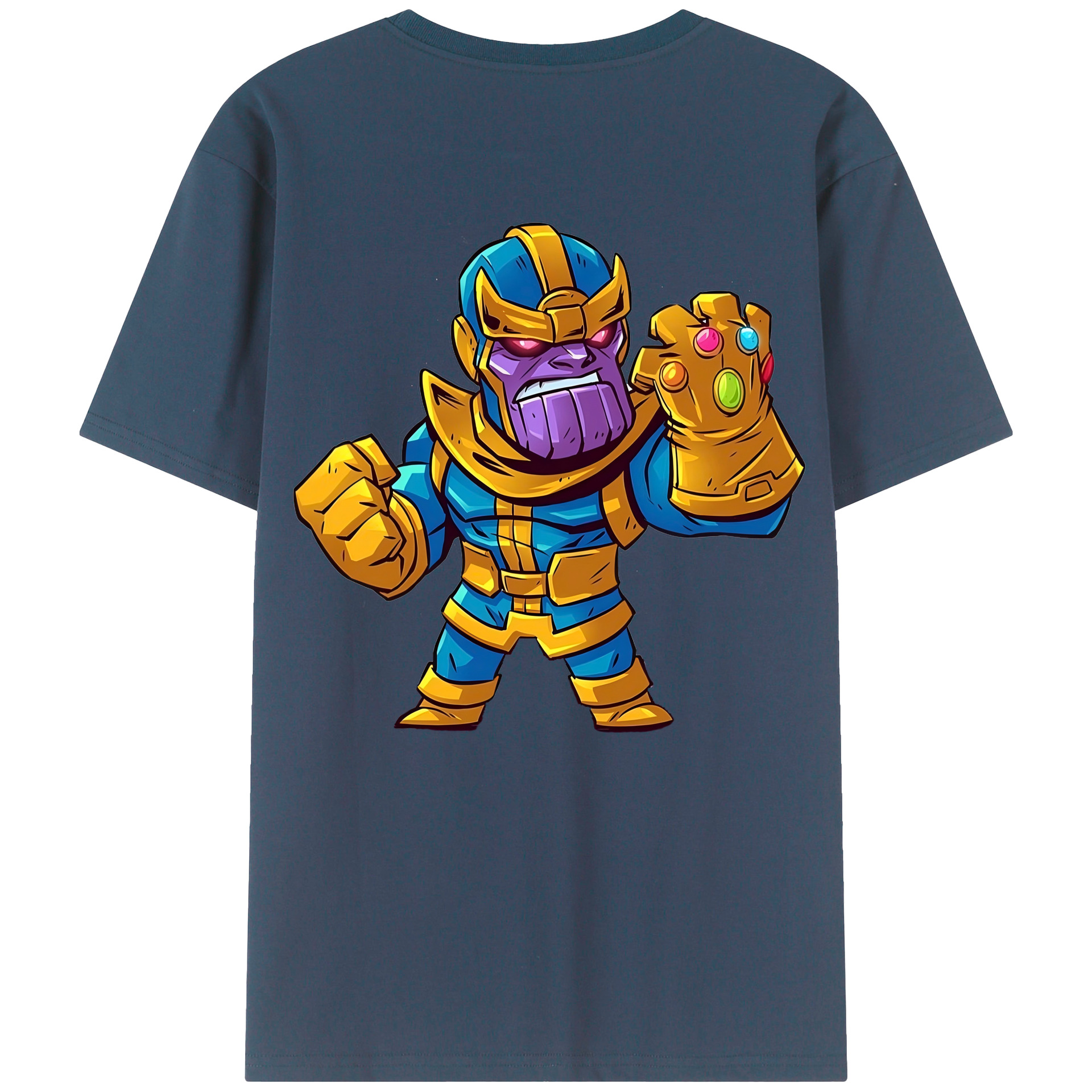 （画像用） アベンジャーズ The Avengers 綿100％ メンズ半袖Tシャツ（バックプリント） 通気性