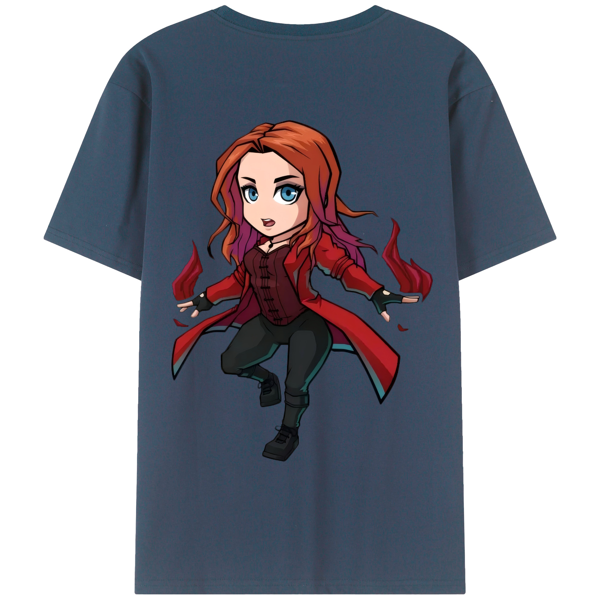 （画像用） アベンジャーズ The Avengers 綿100％ メンズ半袖Tシャツ（バックプリント） 通気性