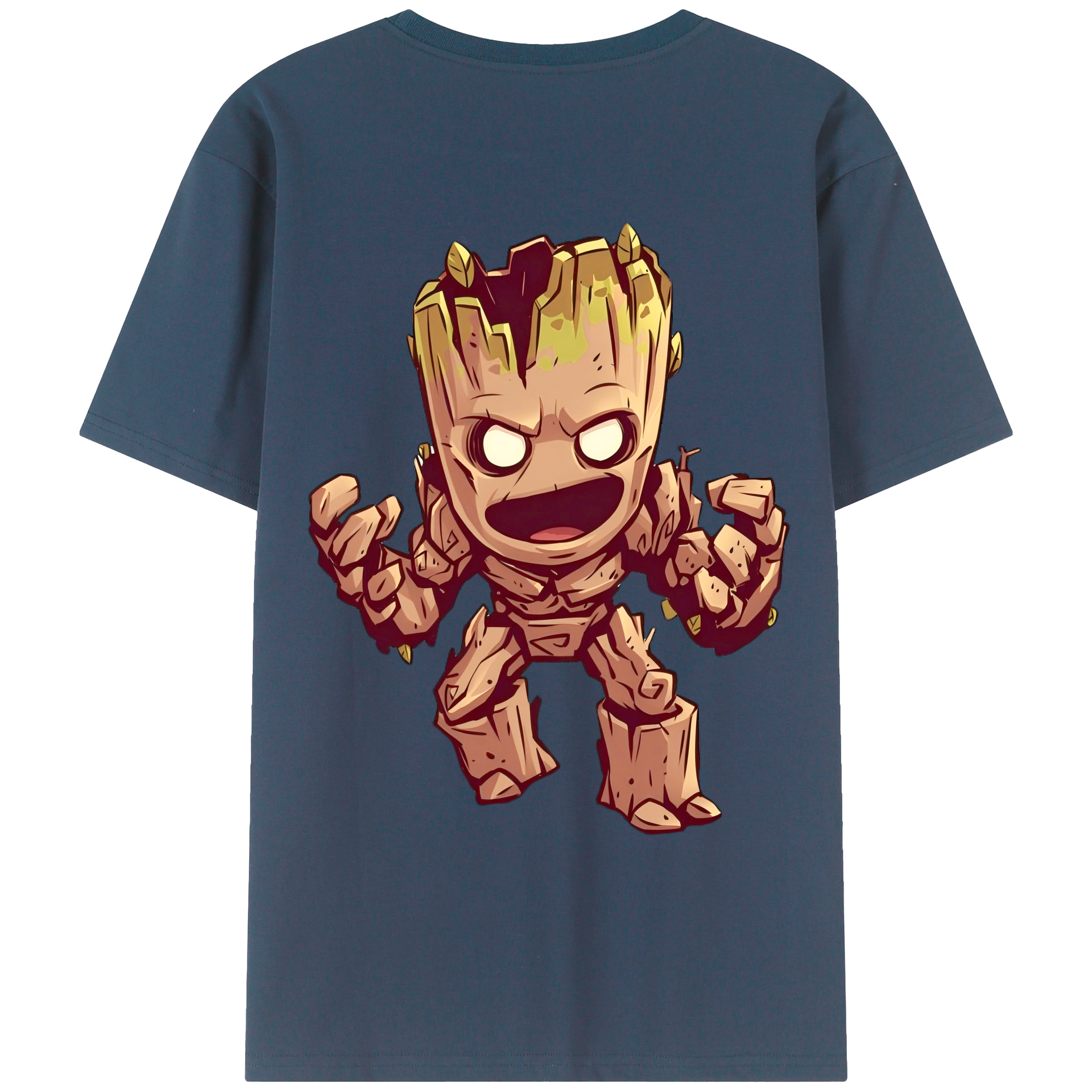 （画像用） アベンジャーズ The Avengers 綿100％ メンズ半袖Tシャツ（バックプリント） 通気性