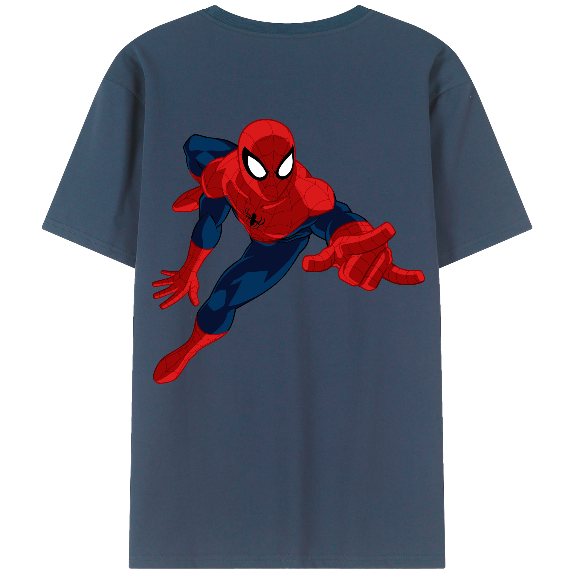 （画像用） アベンジャーズ The Avengers 綿100％ メンズ半袖Tシャツ（バックプリント） 通気性