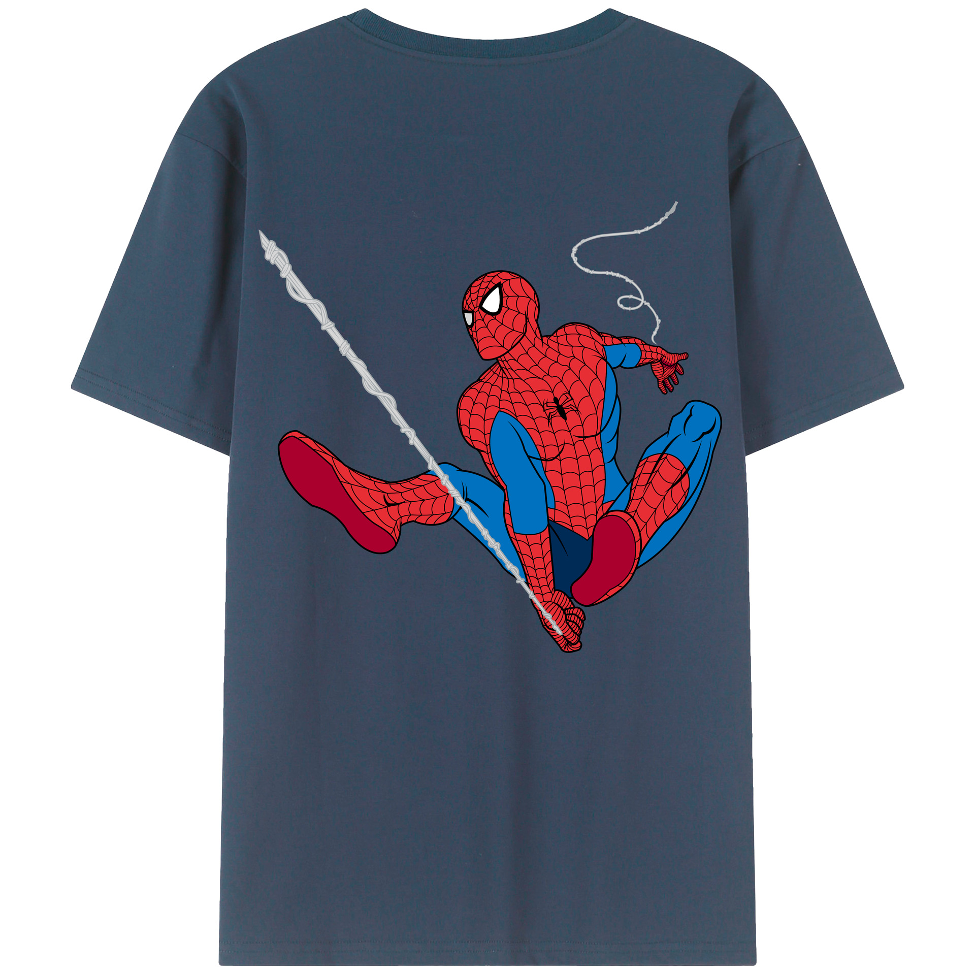 （画像用） アベンジャーズ The Avengers 綿100％ メンズ半袖Tシャツ（バックプリント） 通気性