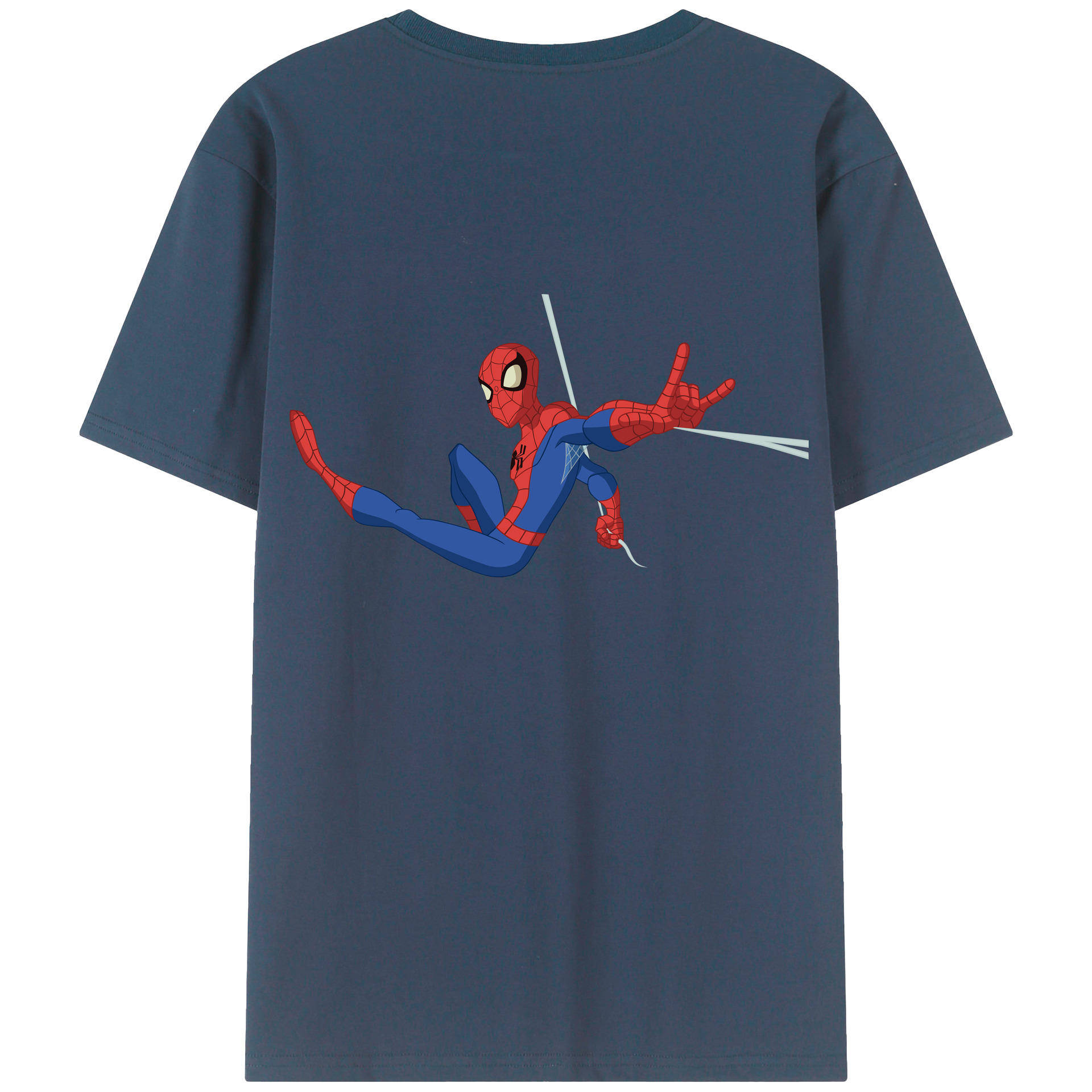 （画像用） アベンジャーズ The Avengers 綿100％ メンズ半袖Tシャツ（バックプリント） 通気性