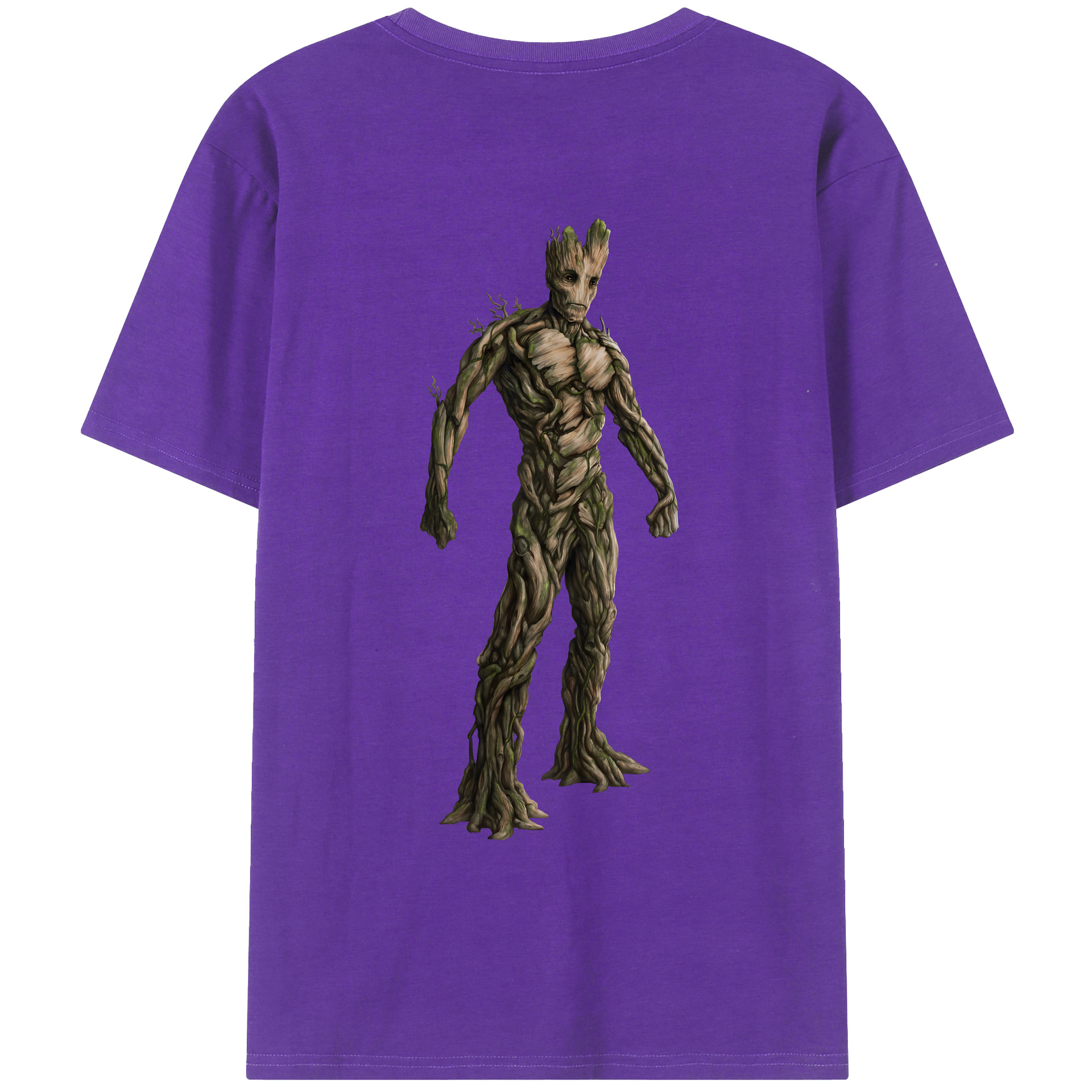 （画像用） アベンジャーズ The Avengers 綿100％ メンズ半袖Tシャツ（バックプリント） 通気性