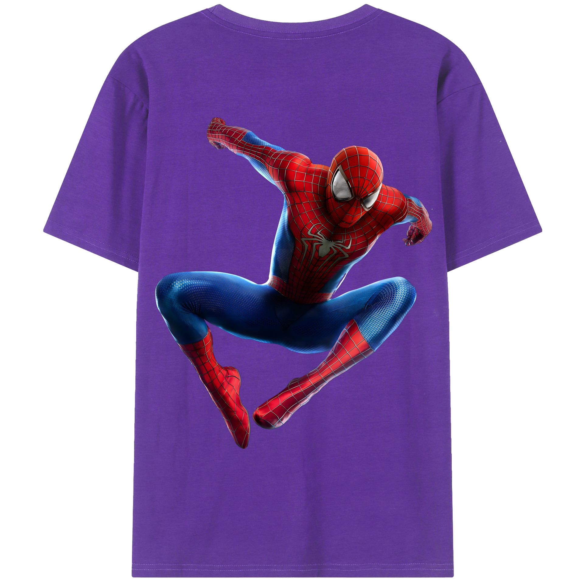 （画像用） アベンジャーズ The Avengers 綿100％ メンズ半袖Tシャツ（バックプリント） 通気性