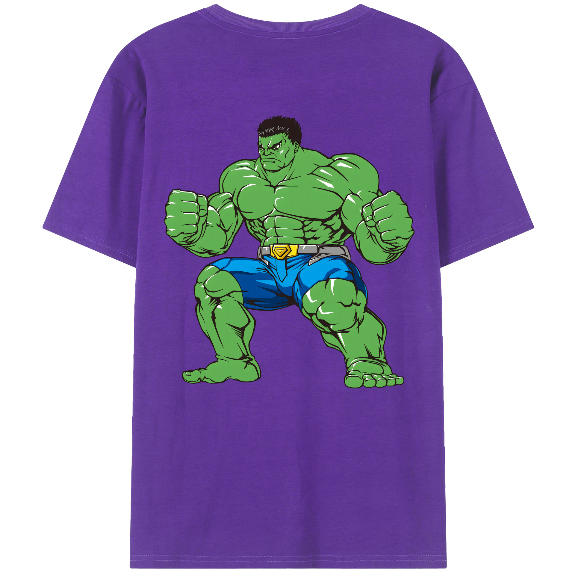 （画像用） アベンジャーズ The Avengers 綿100％ メンズ半袖Tシャツ（バックプリント） 通気性