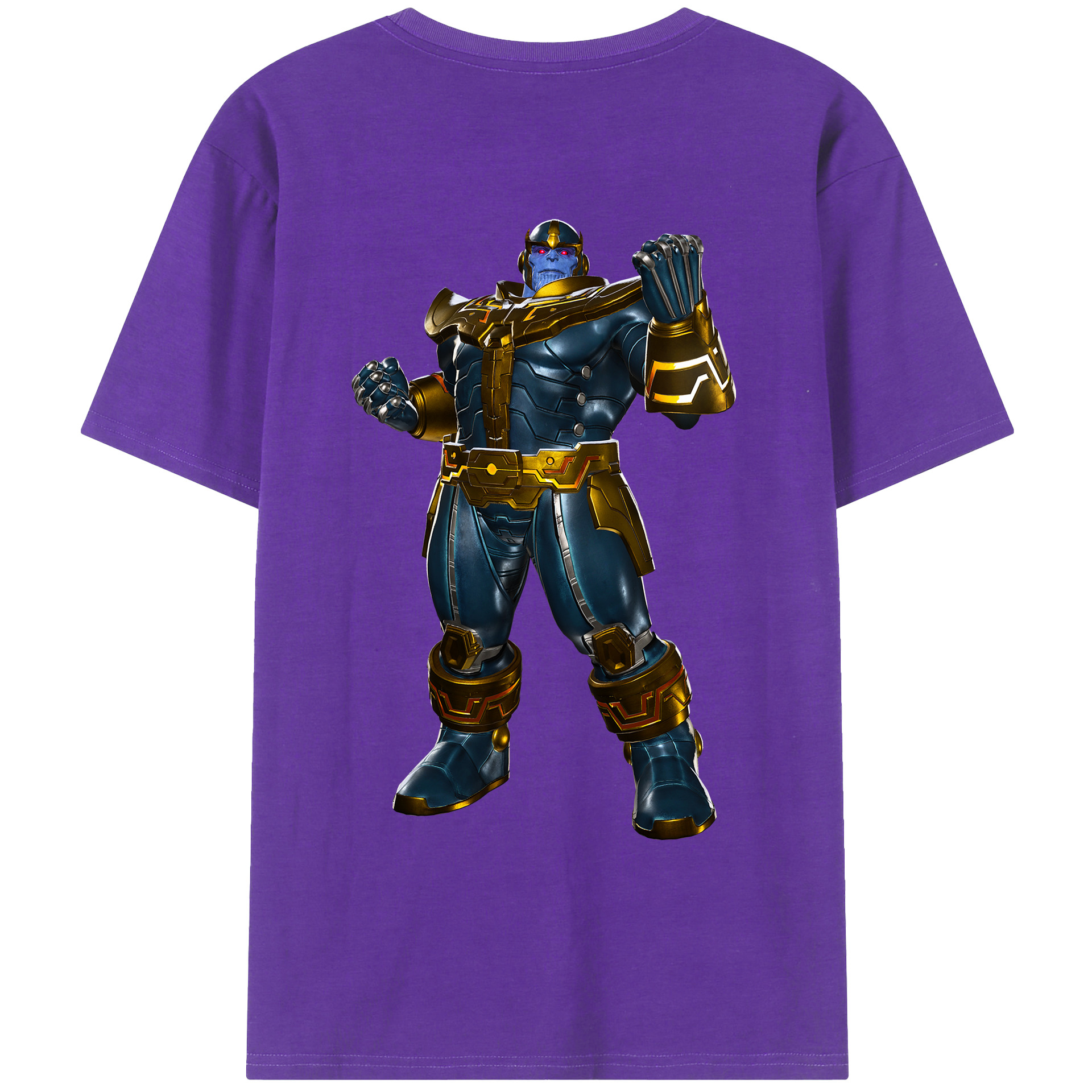 （画像用） アベンジャーズ The Avengers 綿100％ メンズ半袖Tシャツ（バックプリント） 通気性