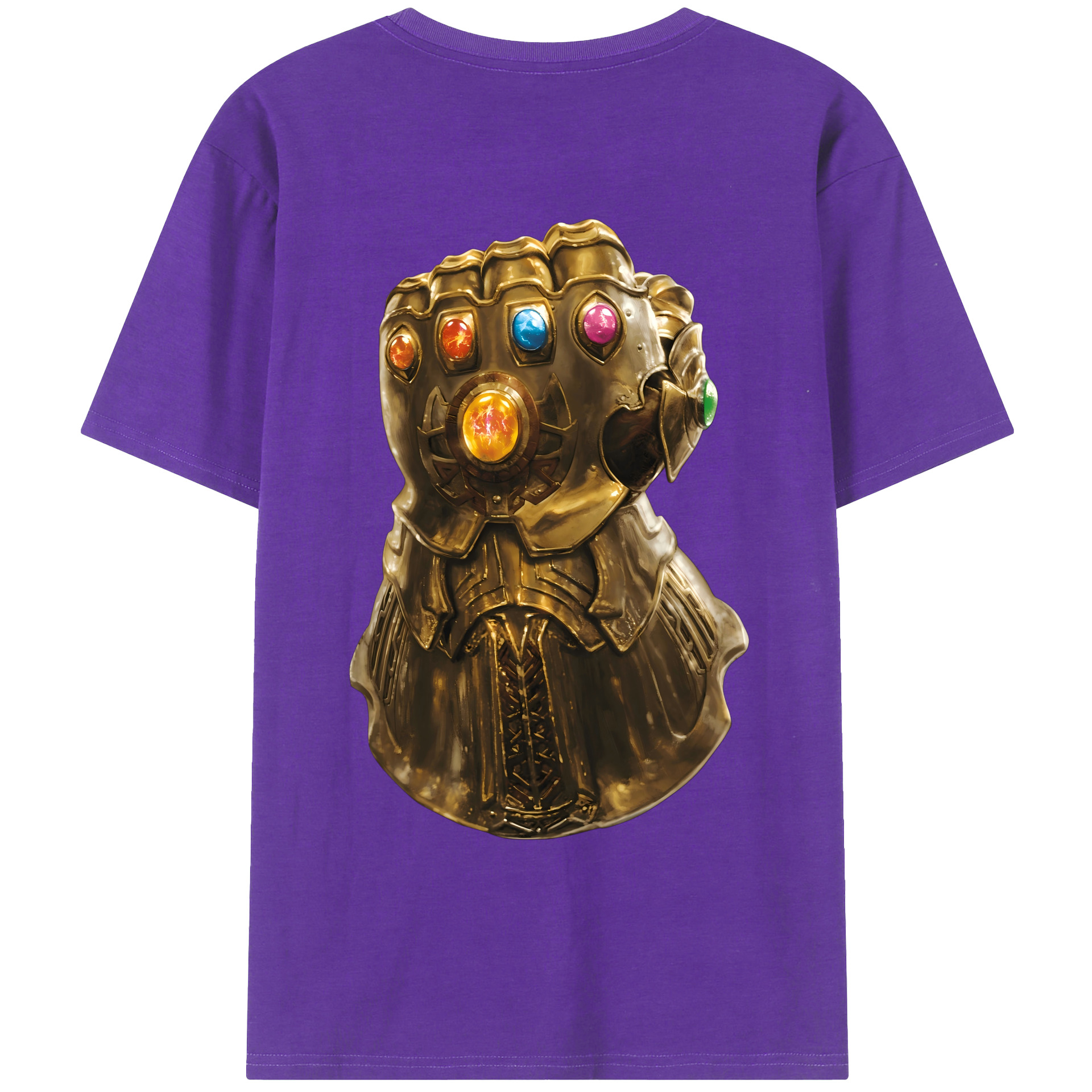（画像用） アベンジャーズ The Avengers 綿100％ メンズ半袖Tシャツ（バックプリント） 通気性