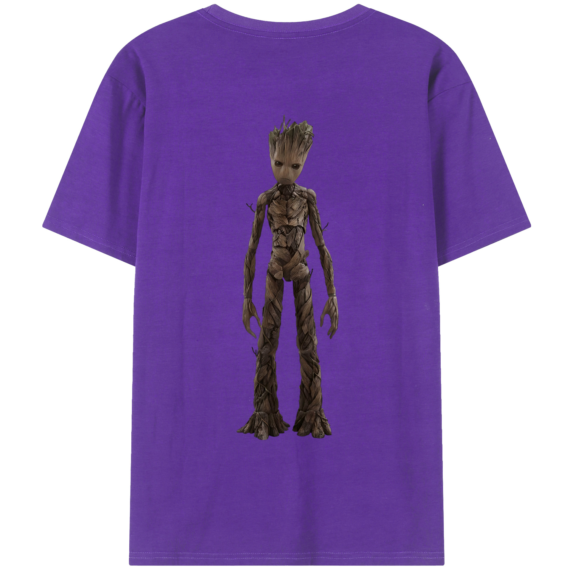 （画像用） アベンジャーズ The Avengers 綿100％ メンズ半袖Tシャツ（バックプリント） 通気性