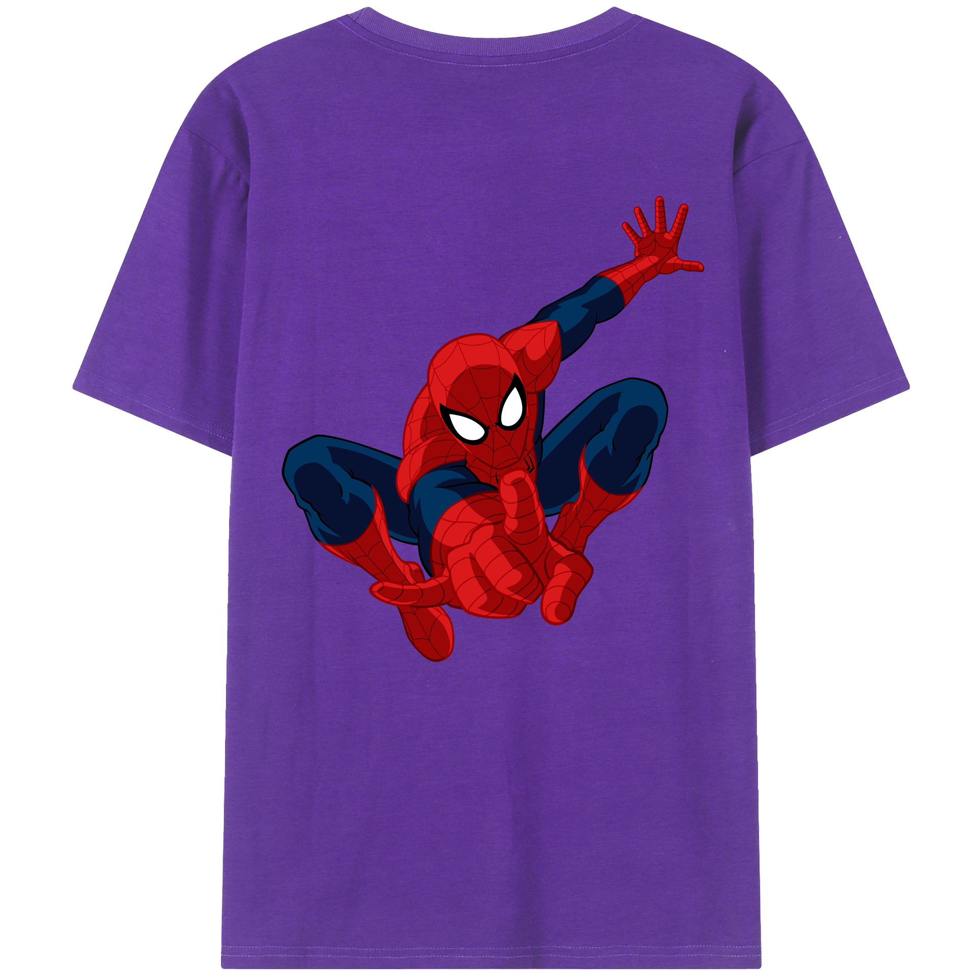 （画像用） アベンジャーズ The Avengers 綿100％ メンズ半袖Tシャツ（バックプリント） 通気性
