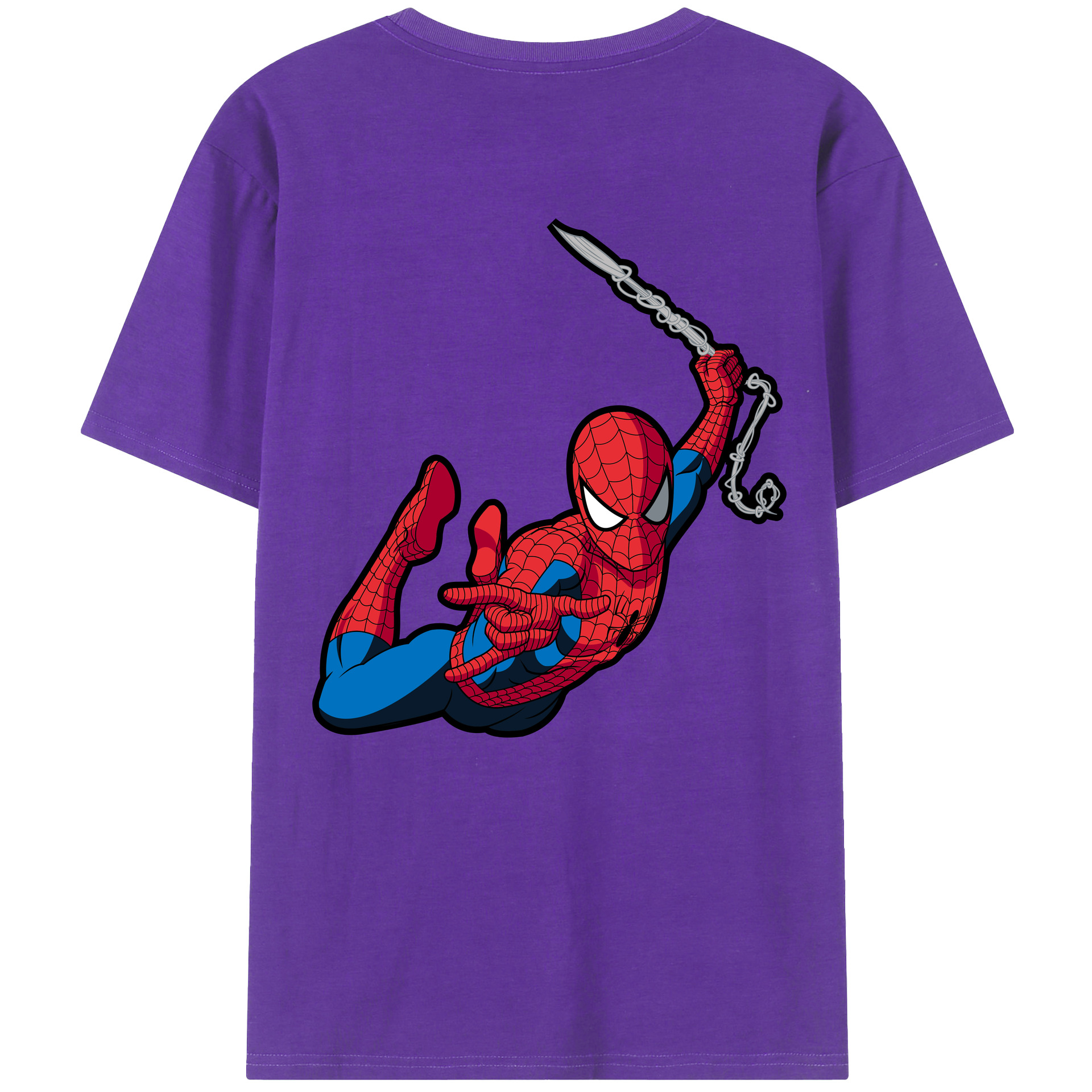 （画像用） アベンジャーズ The Avengers 綿100％ メンズ半袖Tシャツ（バックプリント） 通気性