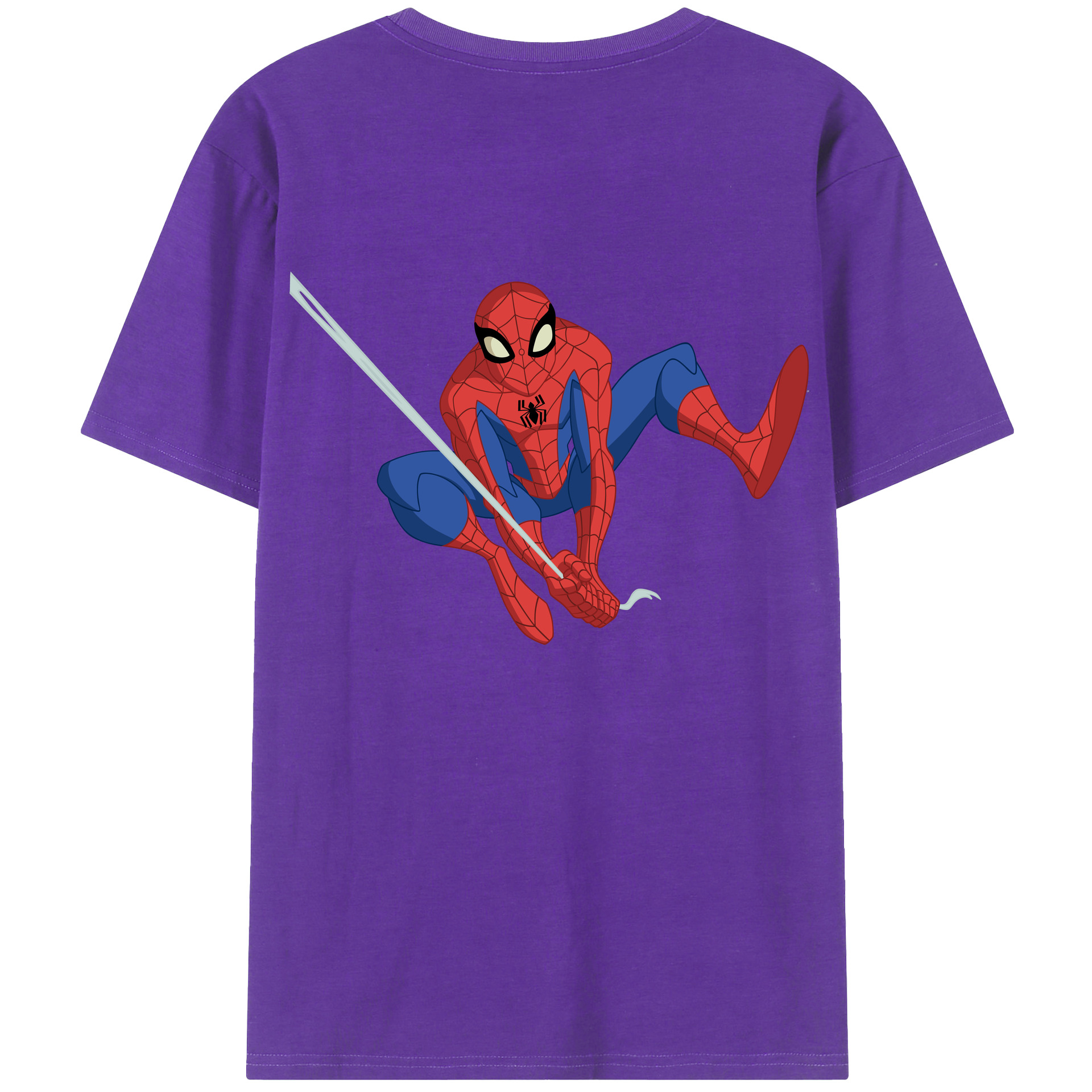 （画像用） アベンジャーズ The Avengers 綿100％ メンズ半袖Tシャツ（バックプリント） 通気性