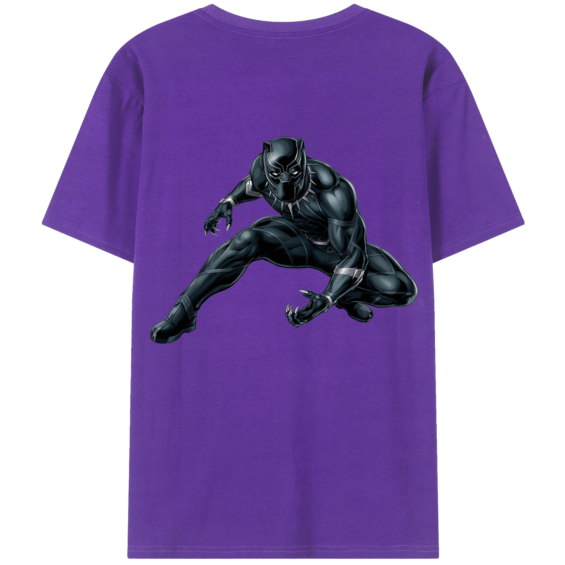 （画像用） アベンジャーズ The Avengers 綿100％ メンズ半袖Tシャツ（バックプリント） 通気性