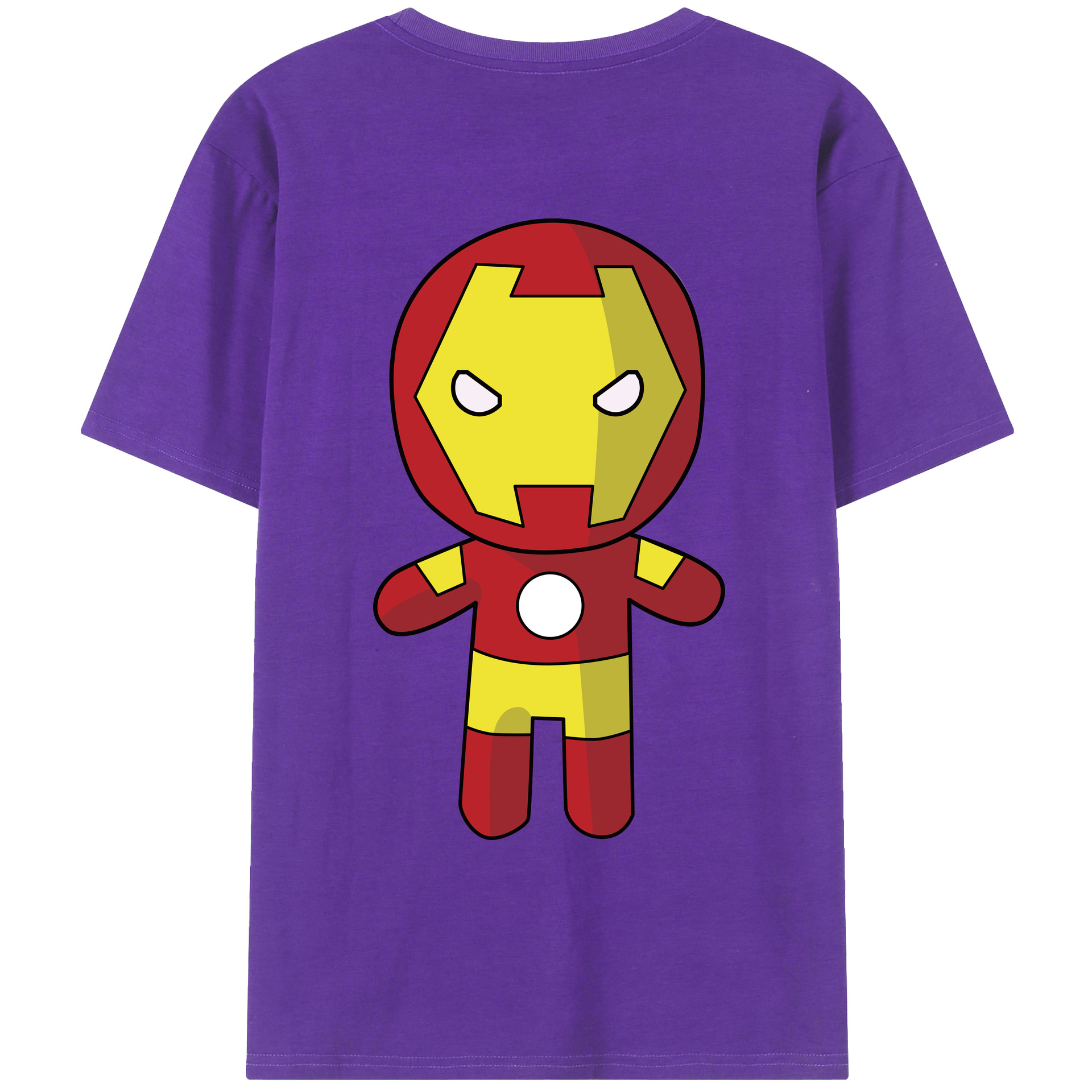 （画像用） アベンジャーズ The Avengers 綿100％ メンズ半袖Tシャツ（バックプリント） 通気性