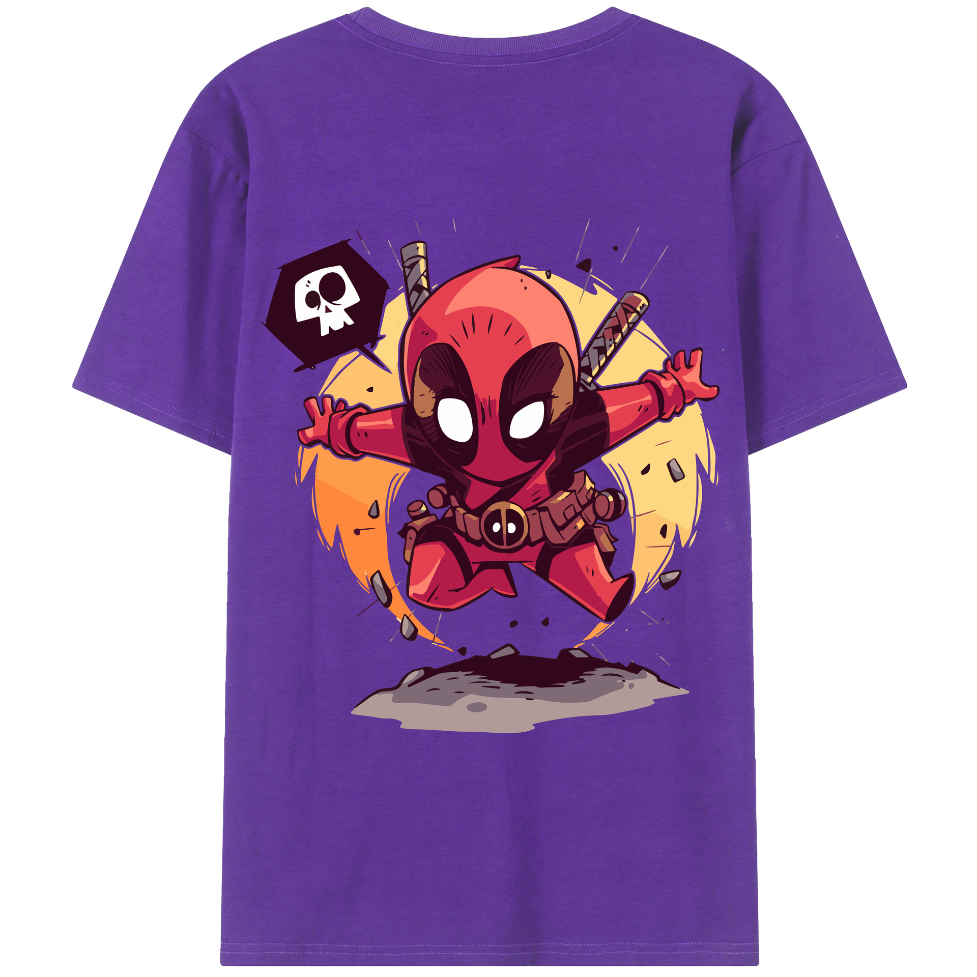 （画像用） アベンジャーズ The Avengers 綿100％ メンズ半袖Tシャツ（バックプリント） 通気性