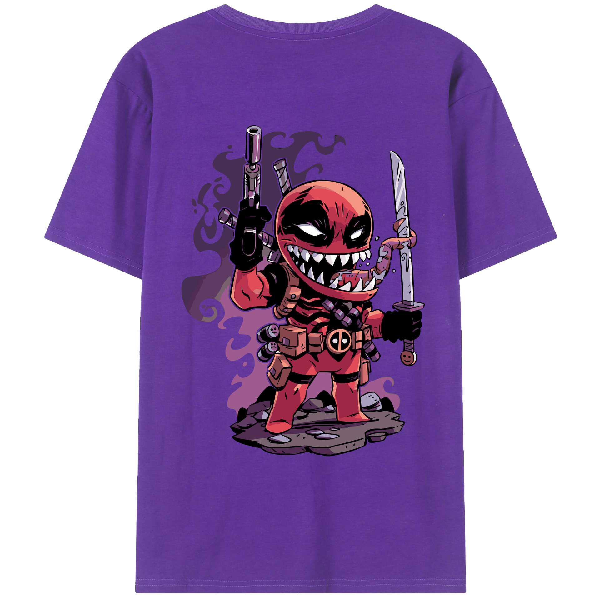 （画像用） アベンジャーズ The Avengers 綿100％ メンズ半袖Tシャツ（バックプリント） 通気性