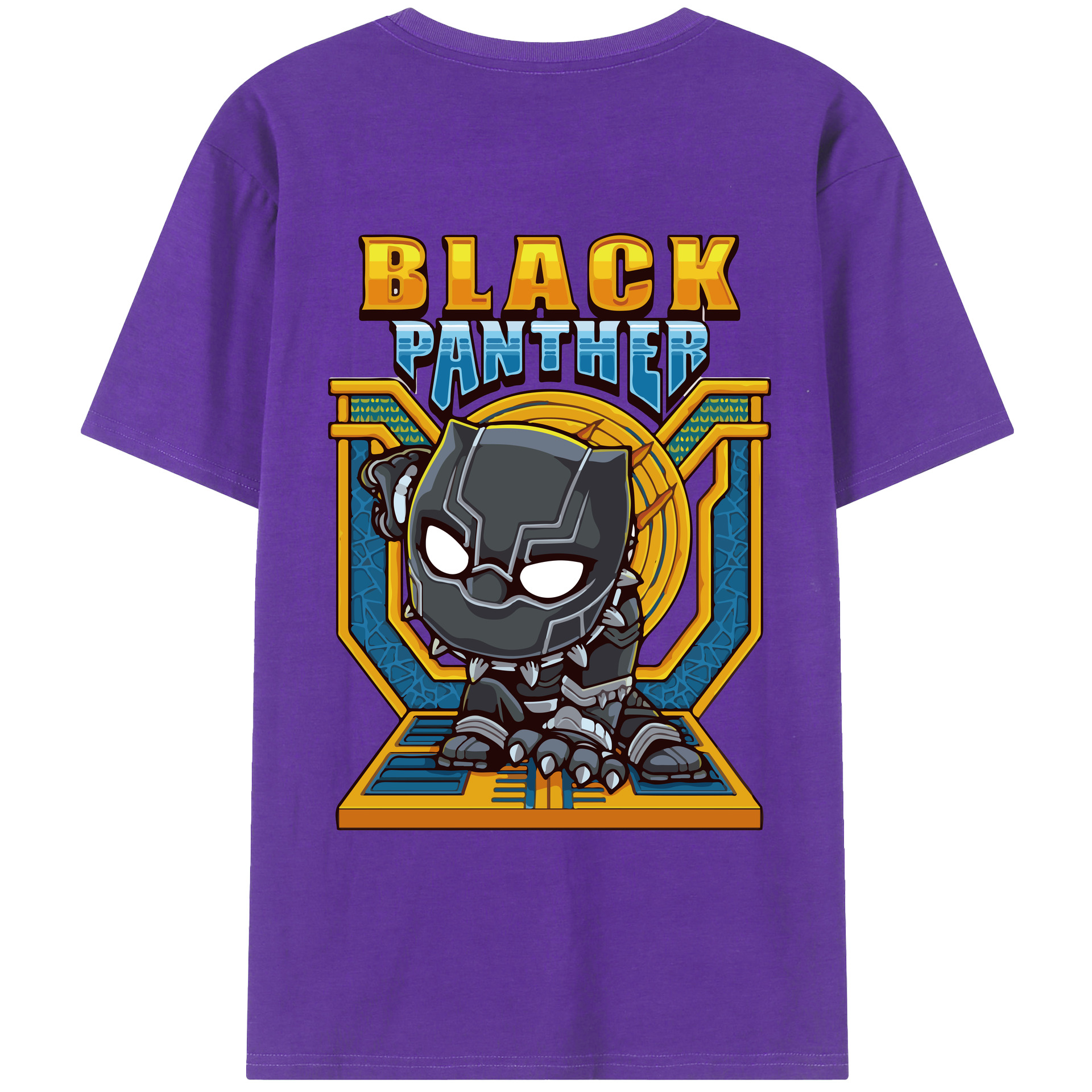 （画像用） アベンジャーズ The Avengers 綿100％ メンズ半袖Tシャツ（バックプリント） 通気性