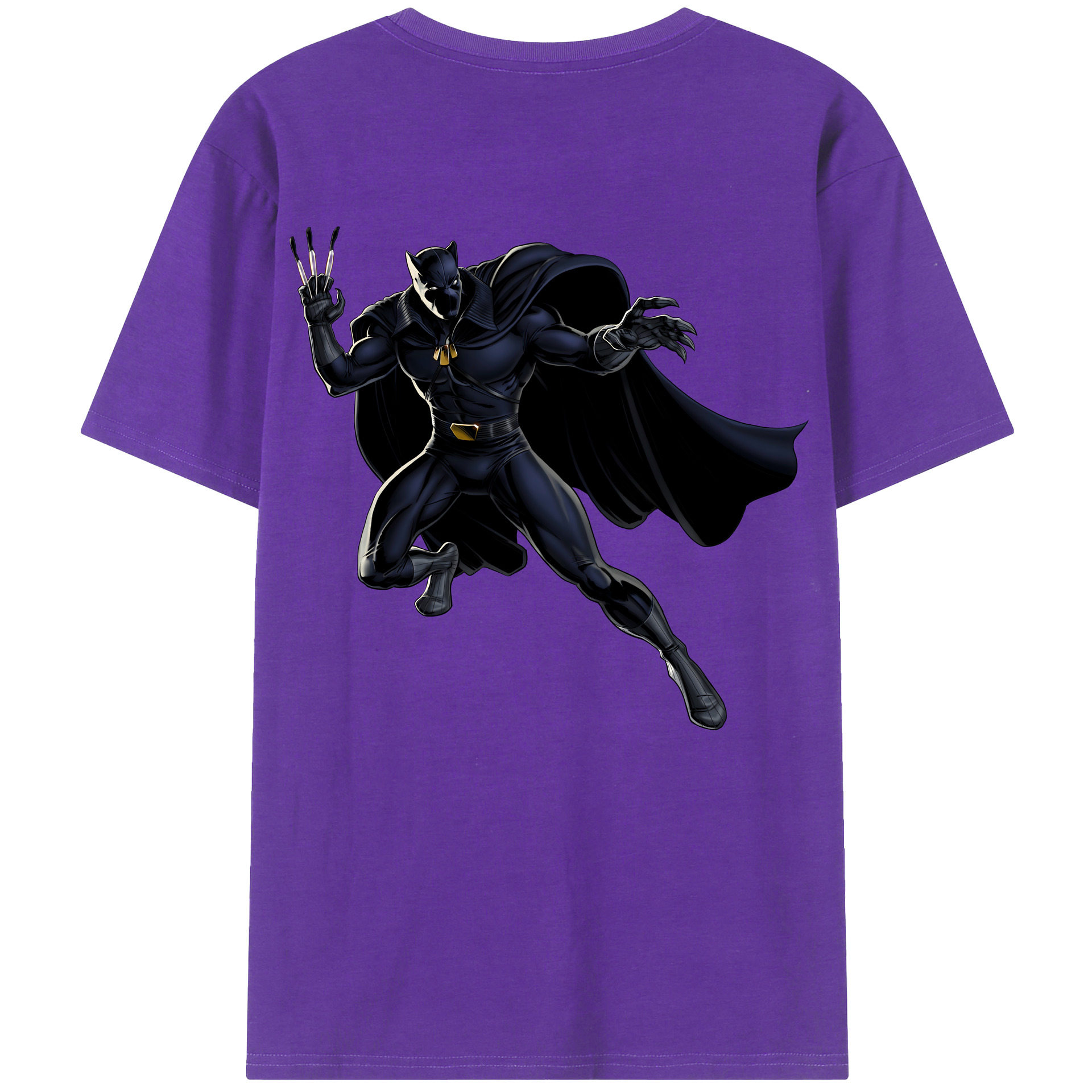 （画像用） アベンジャーズ The Avengers 綿100％ メンズ半袖Tシャツ（バックプリント） 通気性