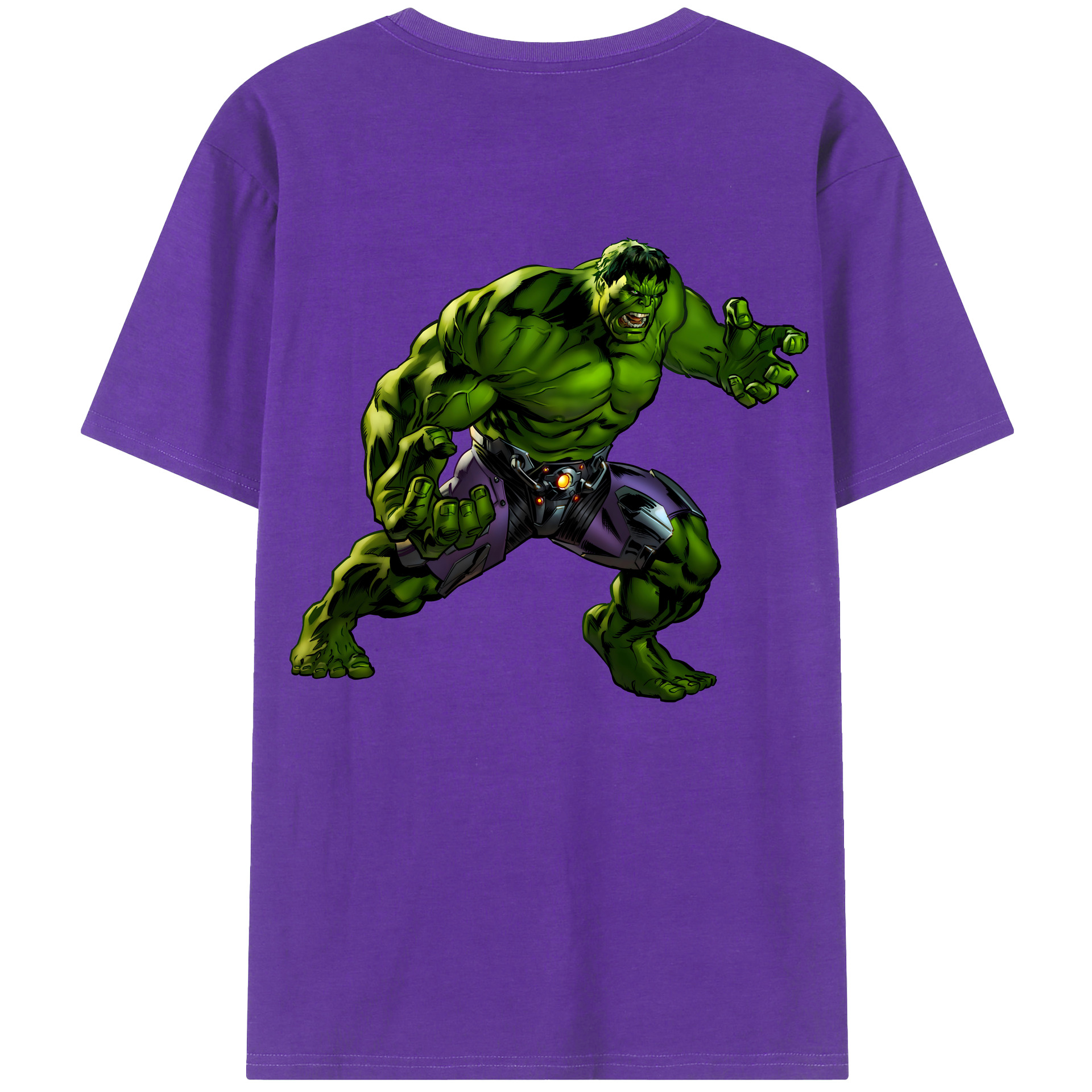（画像用） アベンジャーズ The Avengers 綿100％ メンズ半袖Tシャツ（バックプリント） 通気性