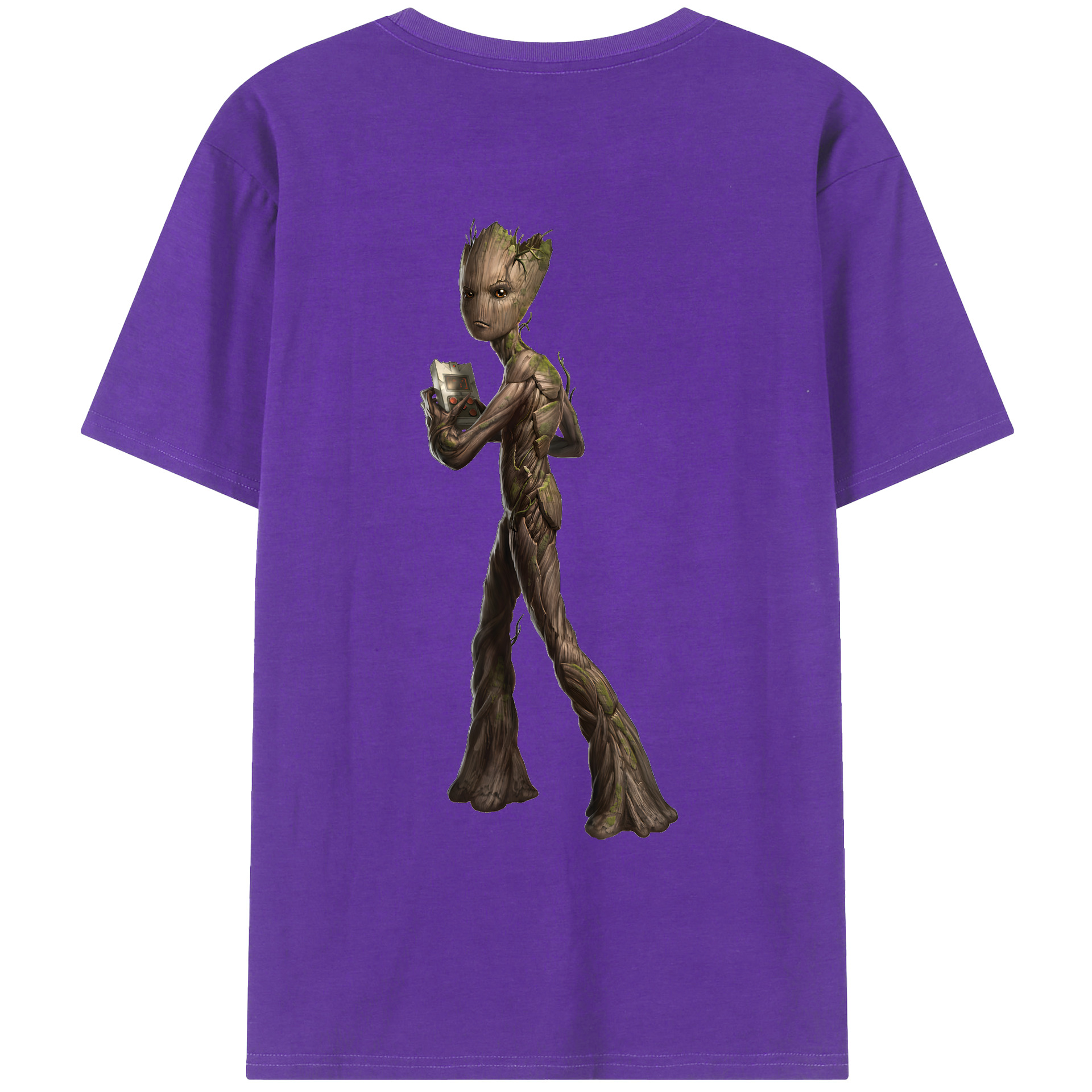 （画像用） アベンジャーズ The Avengers 綿100％ メンズ半袖Tシャツ（バックプリント） 通気性