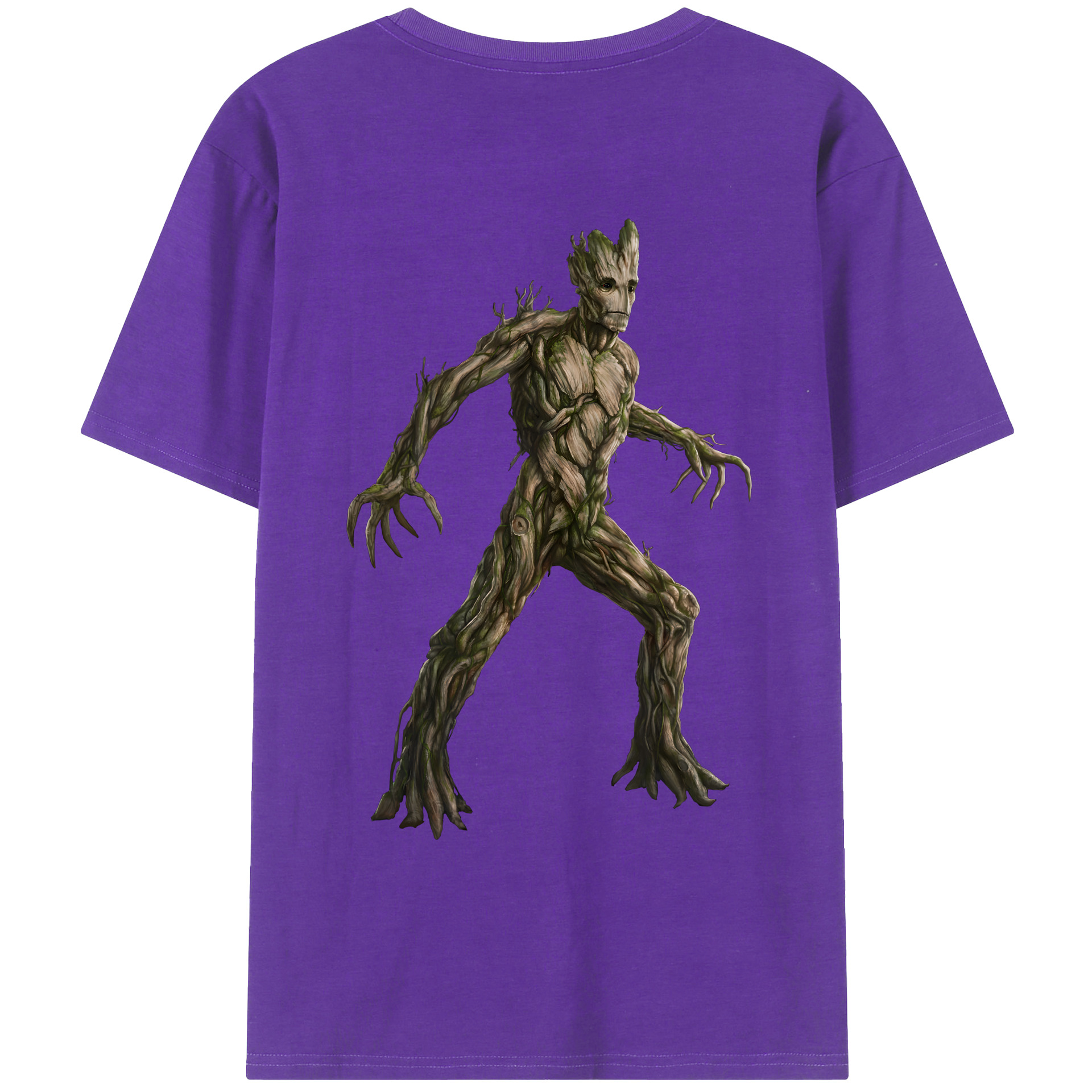 （画像用） アベンジャーズ The Avengers 綿100％ メンズ半袖Tシャツ（バックプリント） 通気性