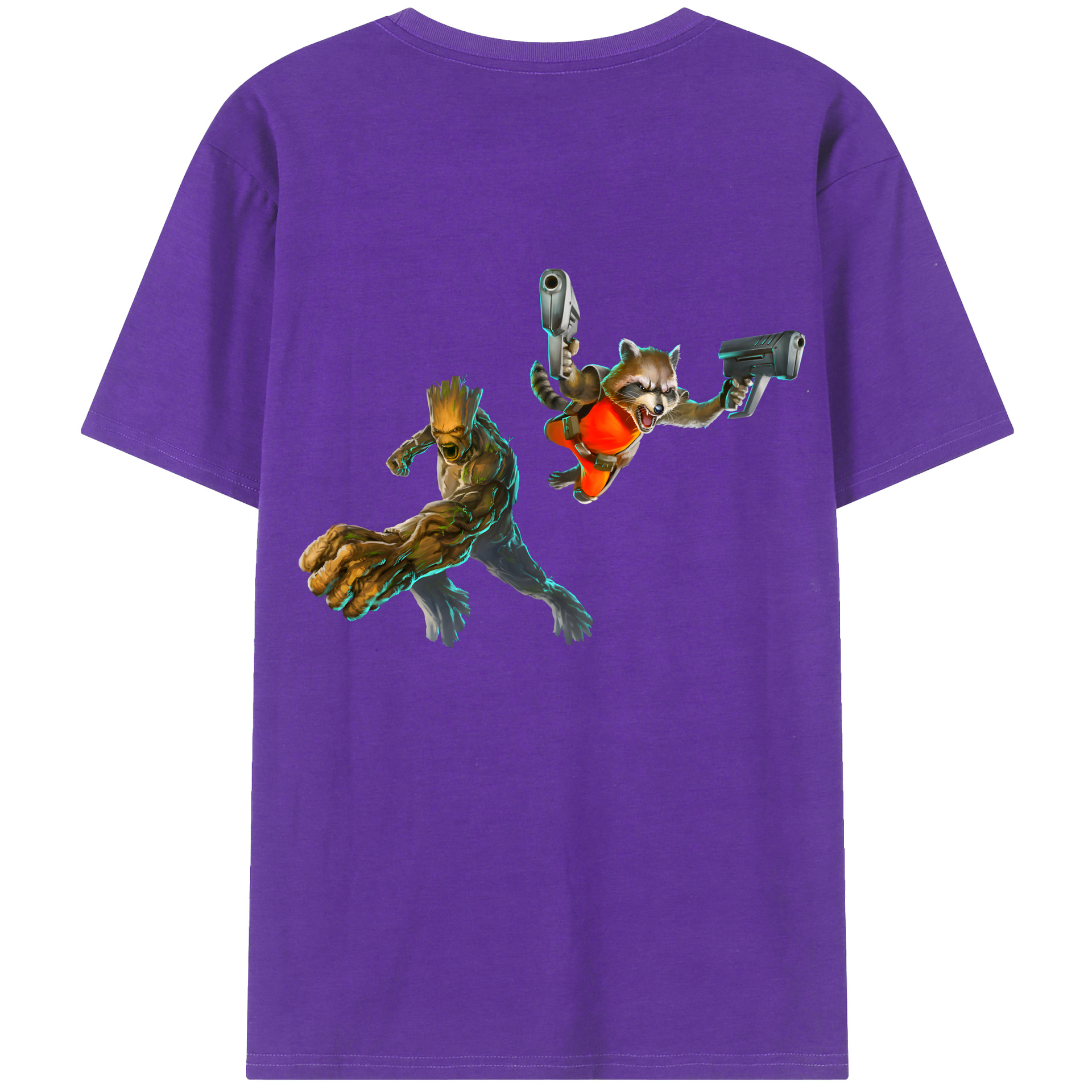 （画像用） アベンジャーズ The Avengers 綿100％ メンズ半袖Tシャツ（バックプリント） 通気性