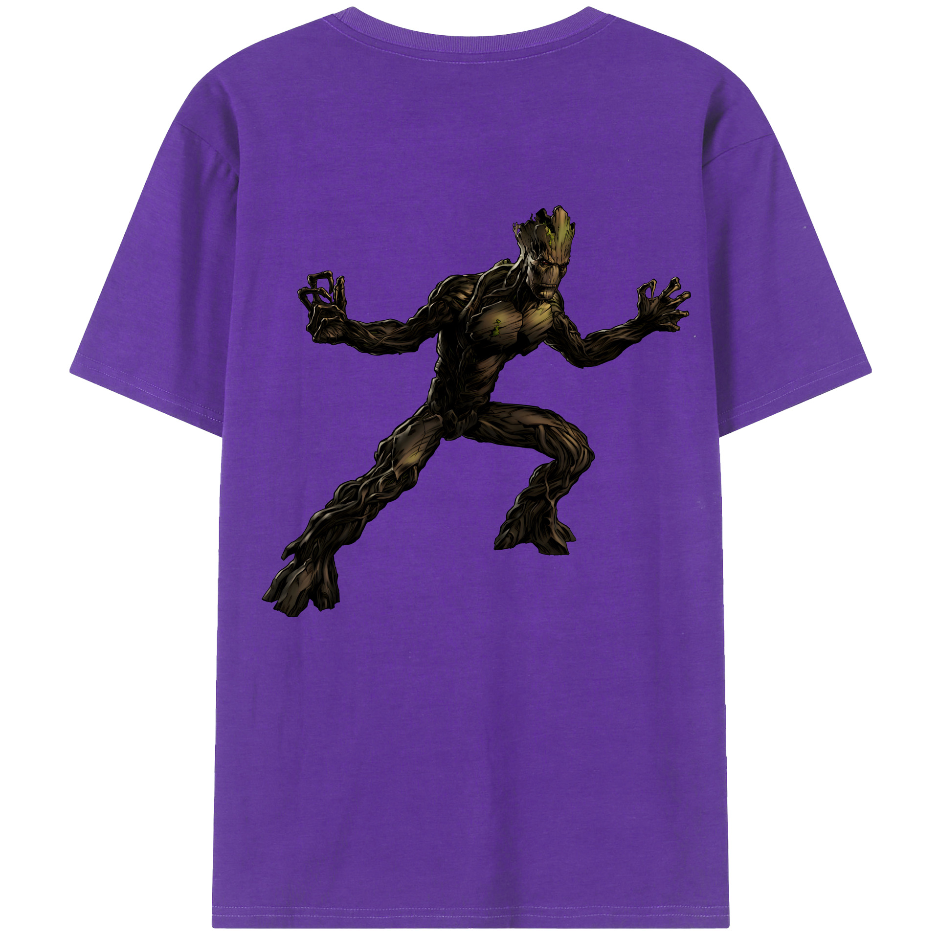 （画像用） アベンジャーズ The Avengers 綿100％ メンズ半袖Tシャツ（バックプリント） 通気性
