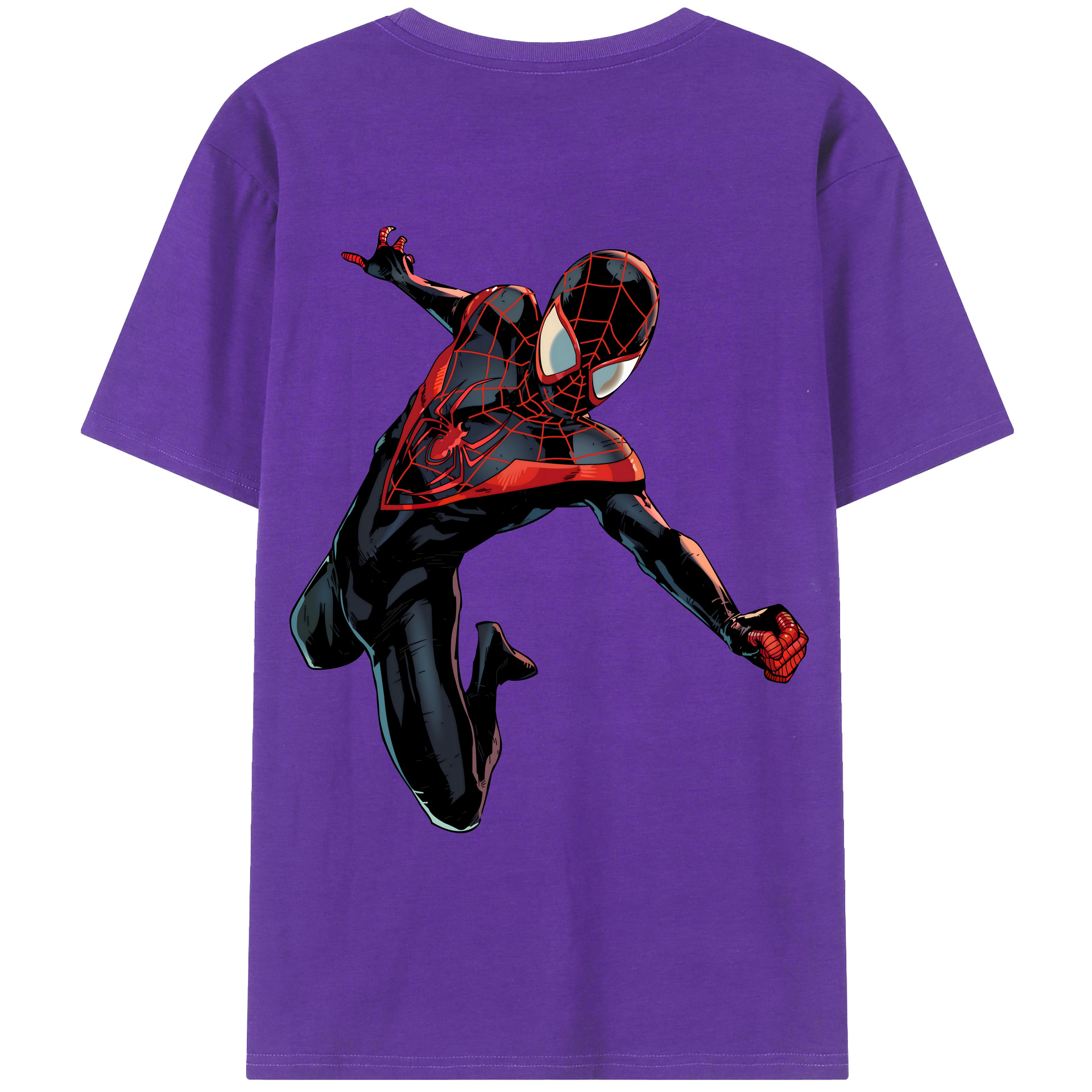 （画像用） アベンジャーズ The Avengers 綿100％ メンズ半袖Tシャツ（バックプリント） 通気性