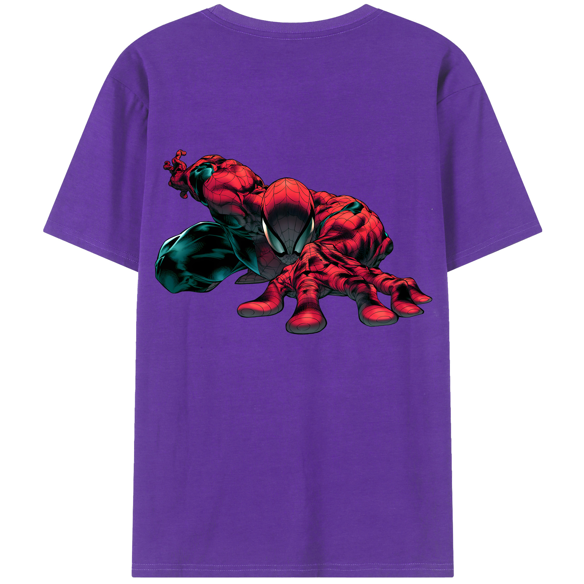 （画像用） アベンジャーズ The Avengers 綿100％ メンズ半袖Tシャツ（バックプリント） 通気性
