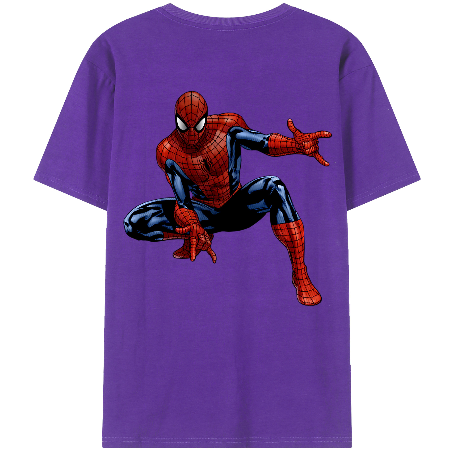 （画像用） アベンジャーズ The Avengers 綿100％ メンズ半袖Tシャツ（バックプリント） 通気性
