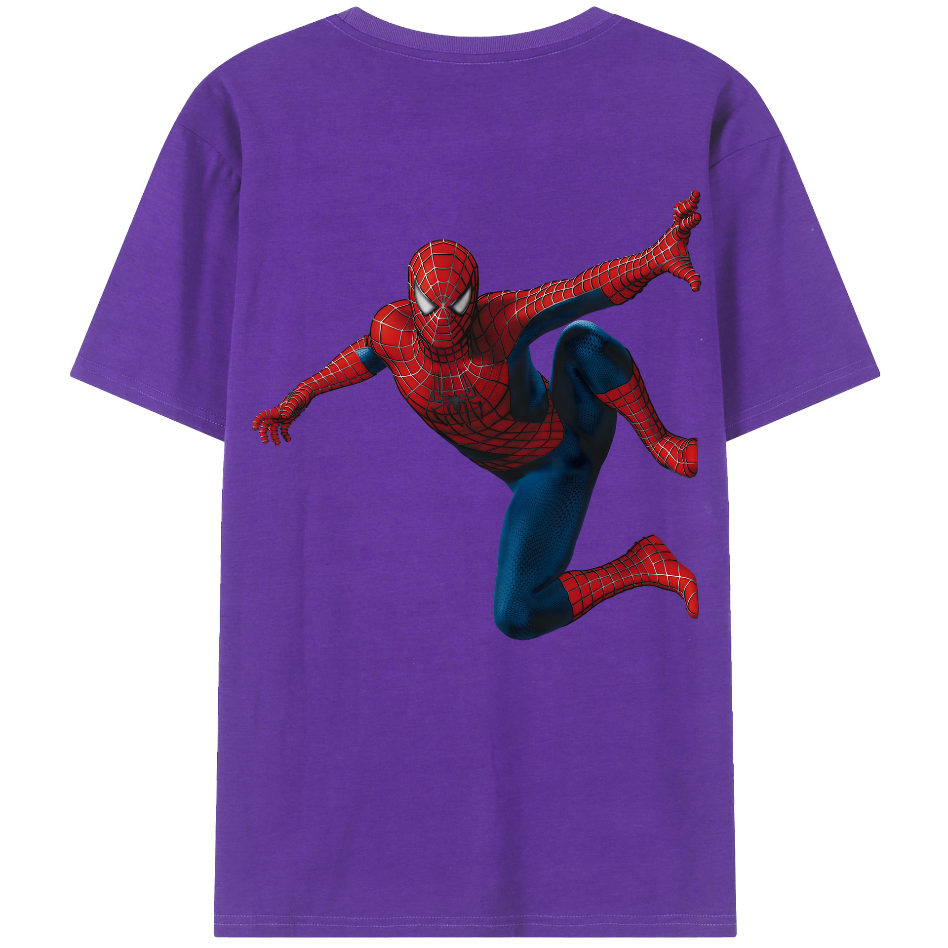 （画像用） アベンジャーズ The Avengers 綿100％ メンズ半袖Tシャツ（バックプリント） 通気性
