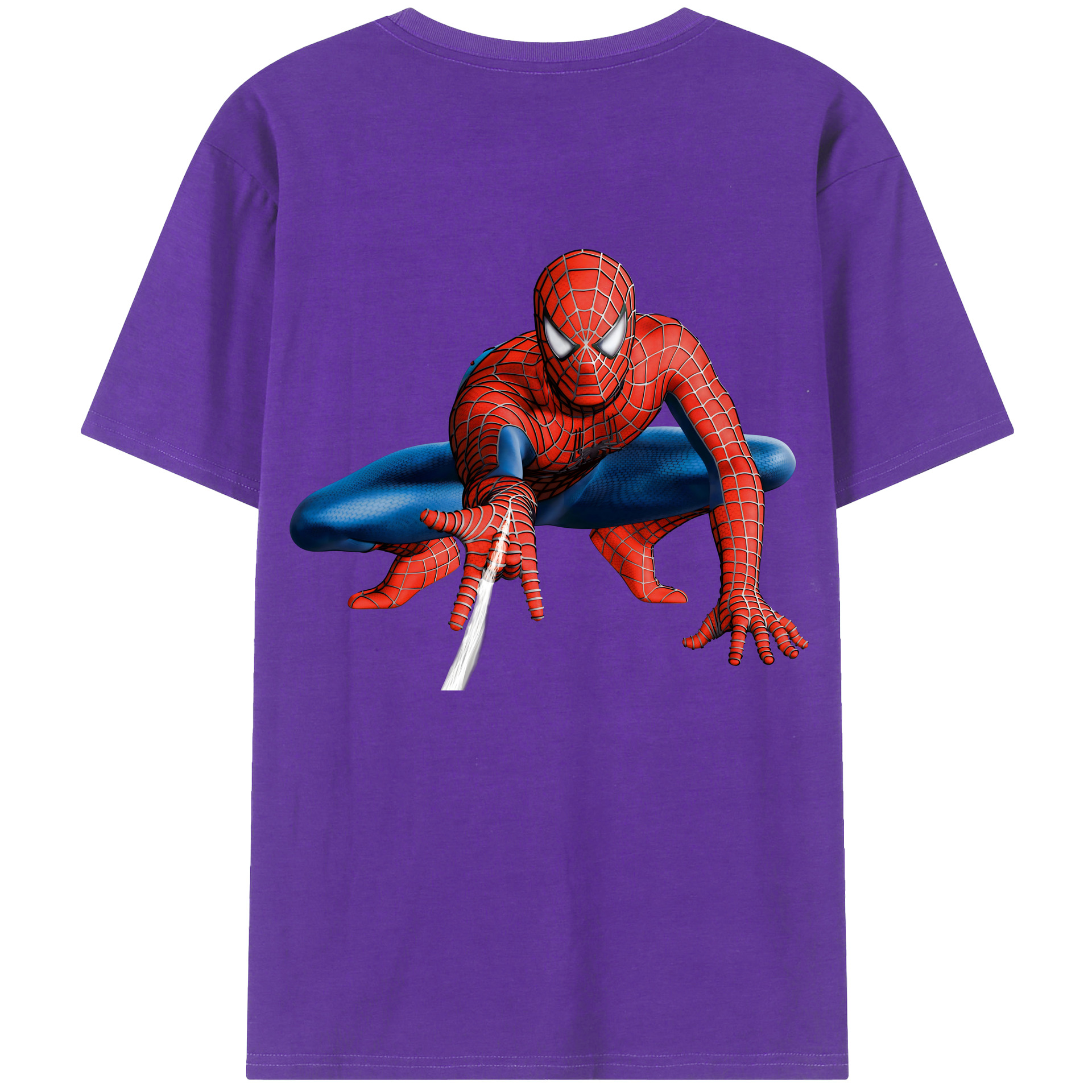 （画像用） アベンジャーズ The Avengers 綿100％ メンズ半袖Tシャツ（バックプリント） 通気性