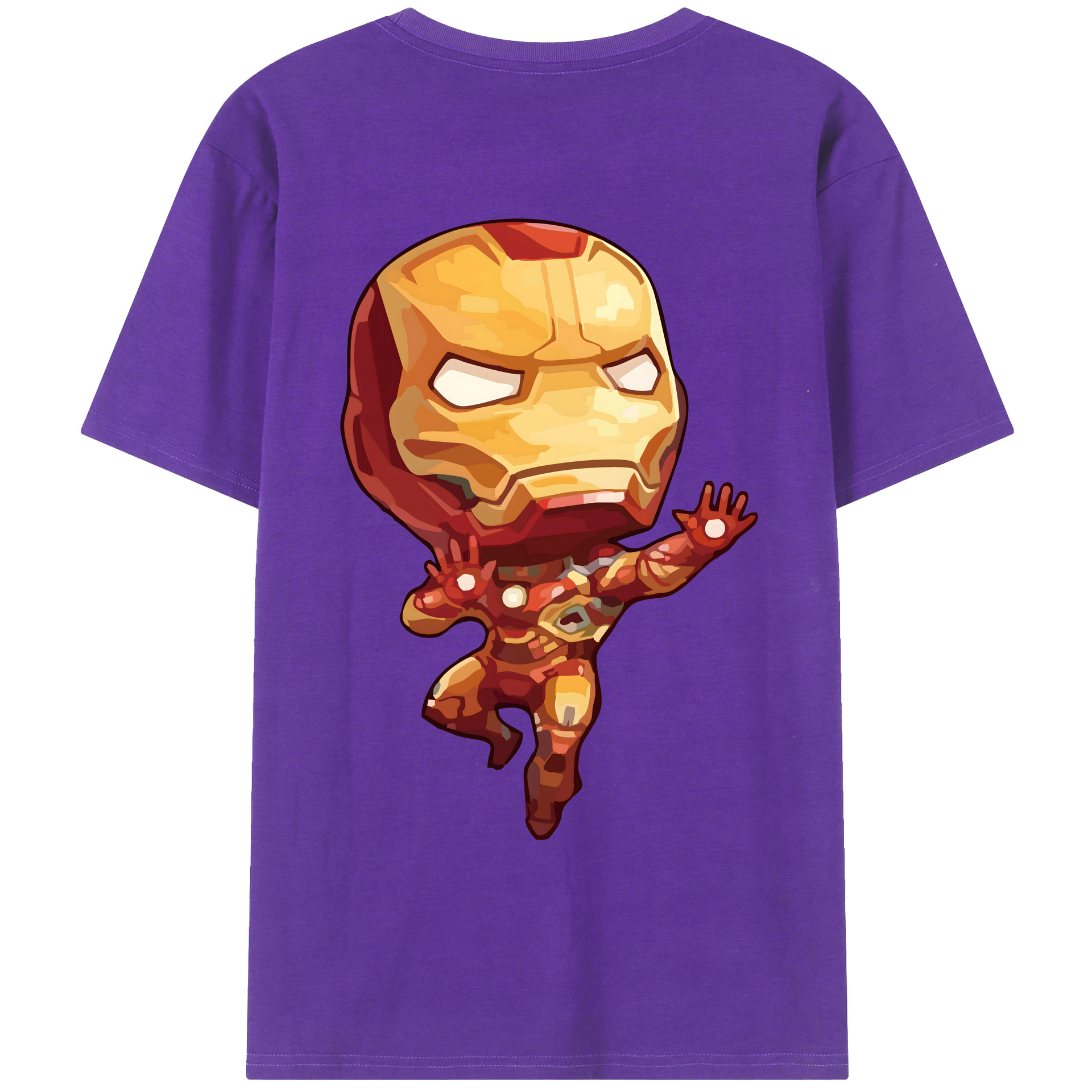 アベンジャーズ The Avengers 綿100％ メンズ半袖Tシャツ（バックプリント） 通気性
