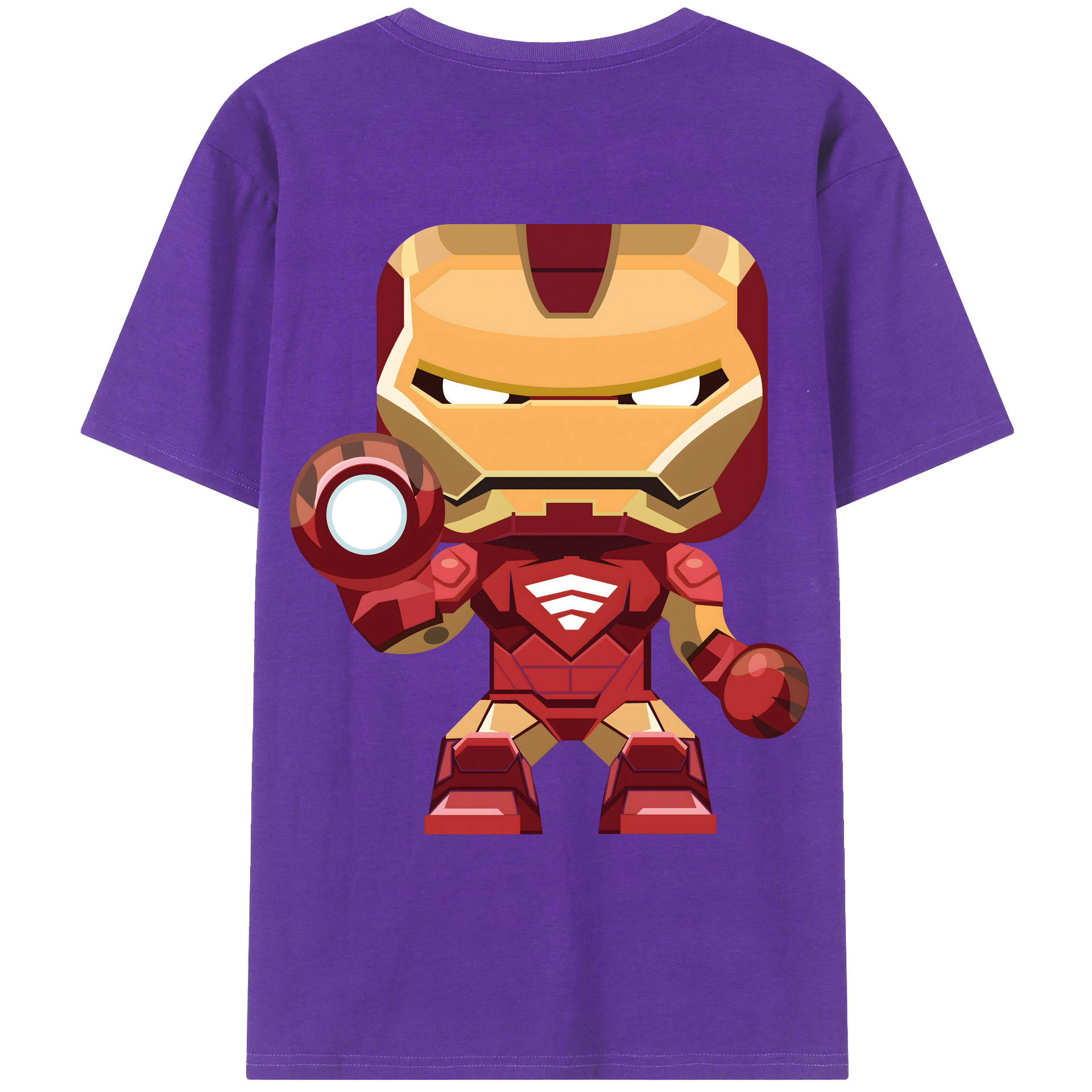 （画像用） アベンジャーズ The Avengers 綿100％ メンズ半袖Tシャツ（バックプリント） 通気性