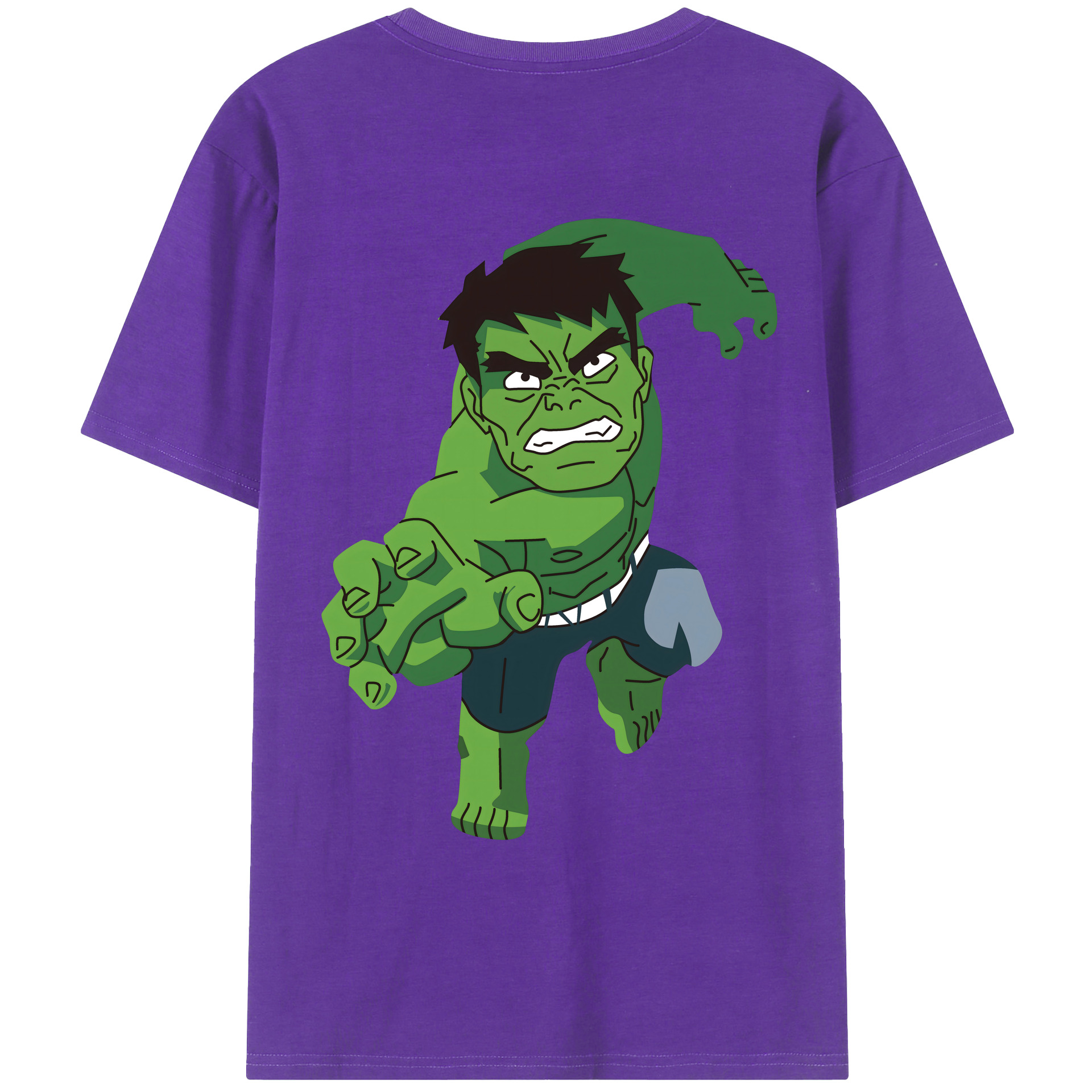 （画像用） アベンジャーズ The Avengers 綿100％ メンズ半袖Tシャツ（バックプリント） 通気性