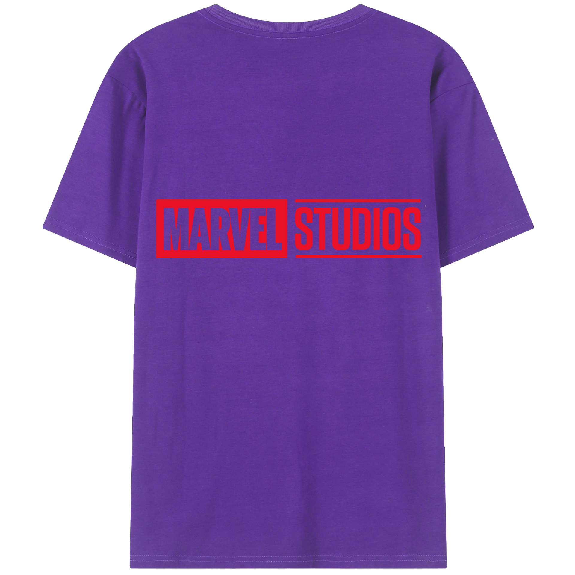 （画像用） アベンジャーズ The Avengers 綿100％ メンズ半袖Tシャツ（バックプリント） 通気性