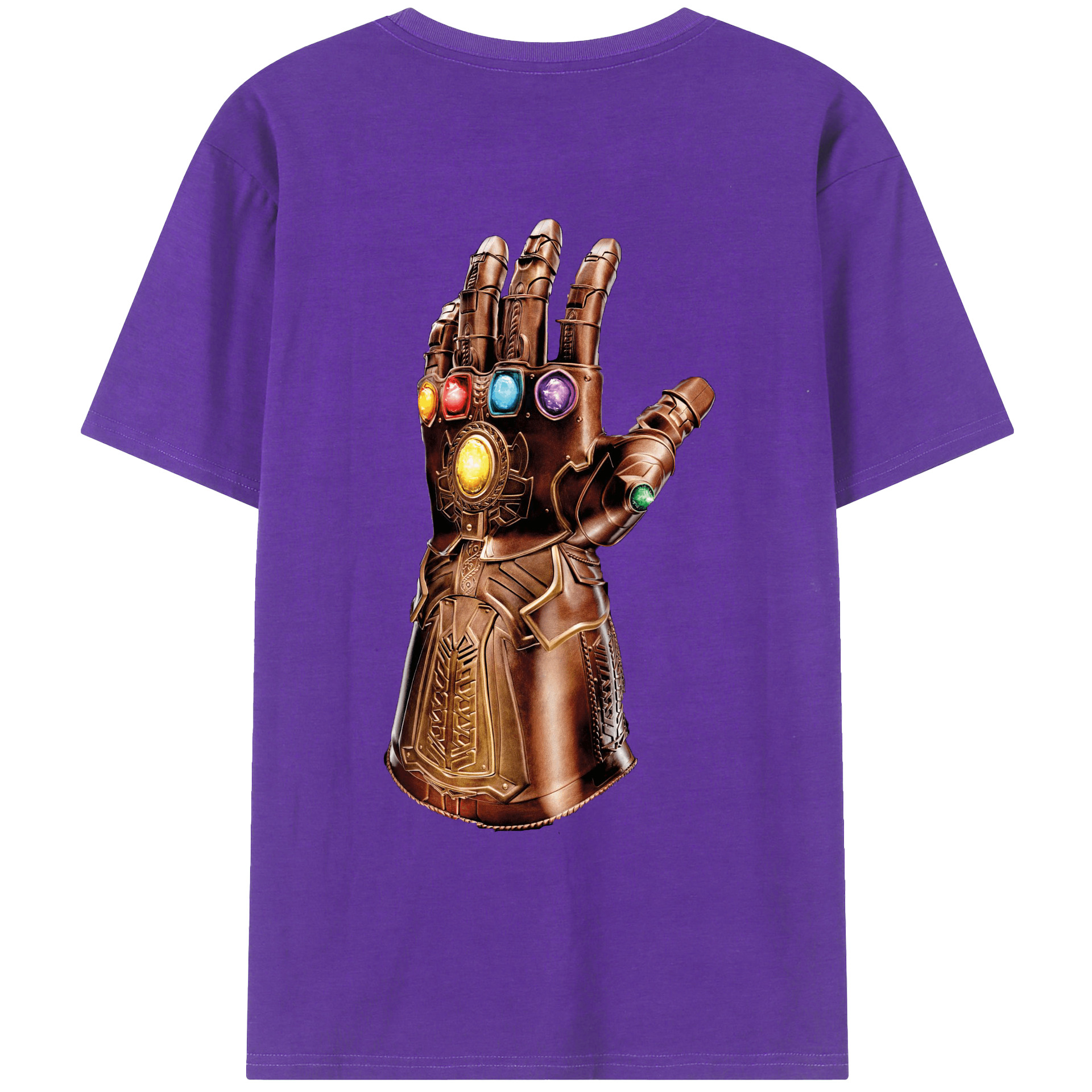 （画像用） アベンジャーズ The Avengers 綿100％ メンズ半袖Tシャツ（バックプリント） 通気性