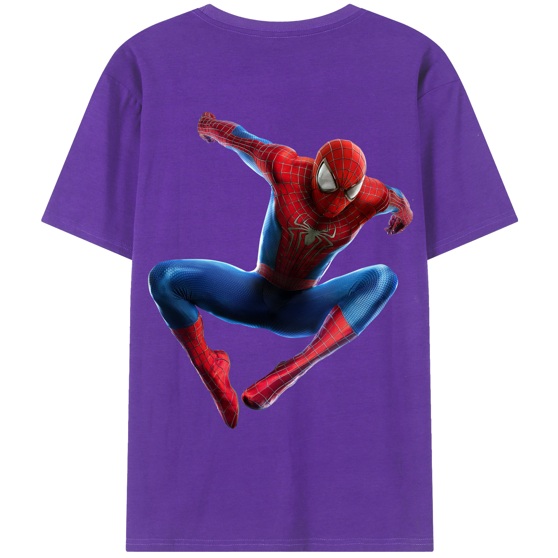 （画像用） アベンジャーズ The Avengers 綿100％ メンズ半袖Tシャツ（バックプリント） 通気性