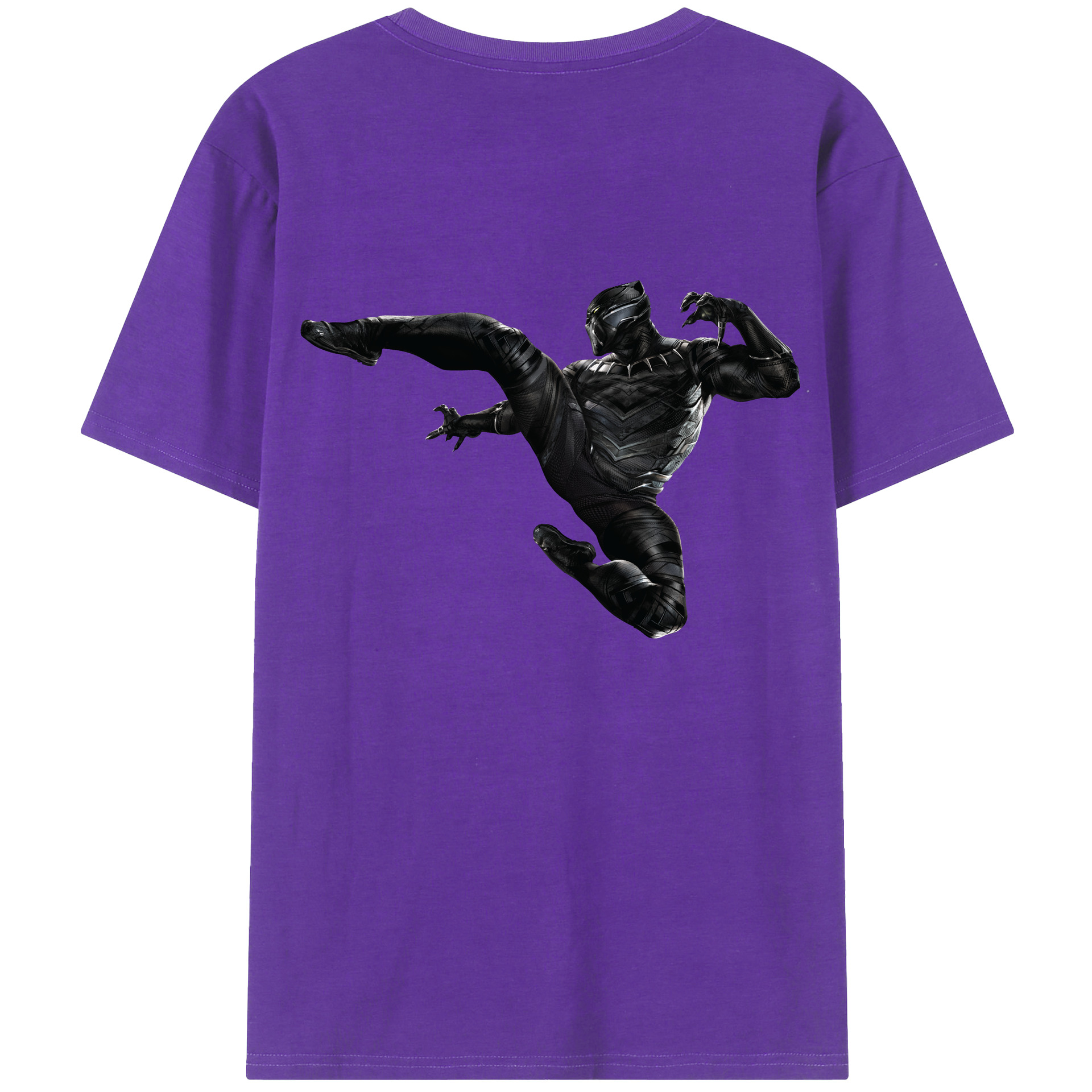 （画像用） アベンジャーズ The Avengers 綿100％ メンズ半袖Tシャツ（バックプリント） 通気性