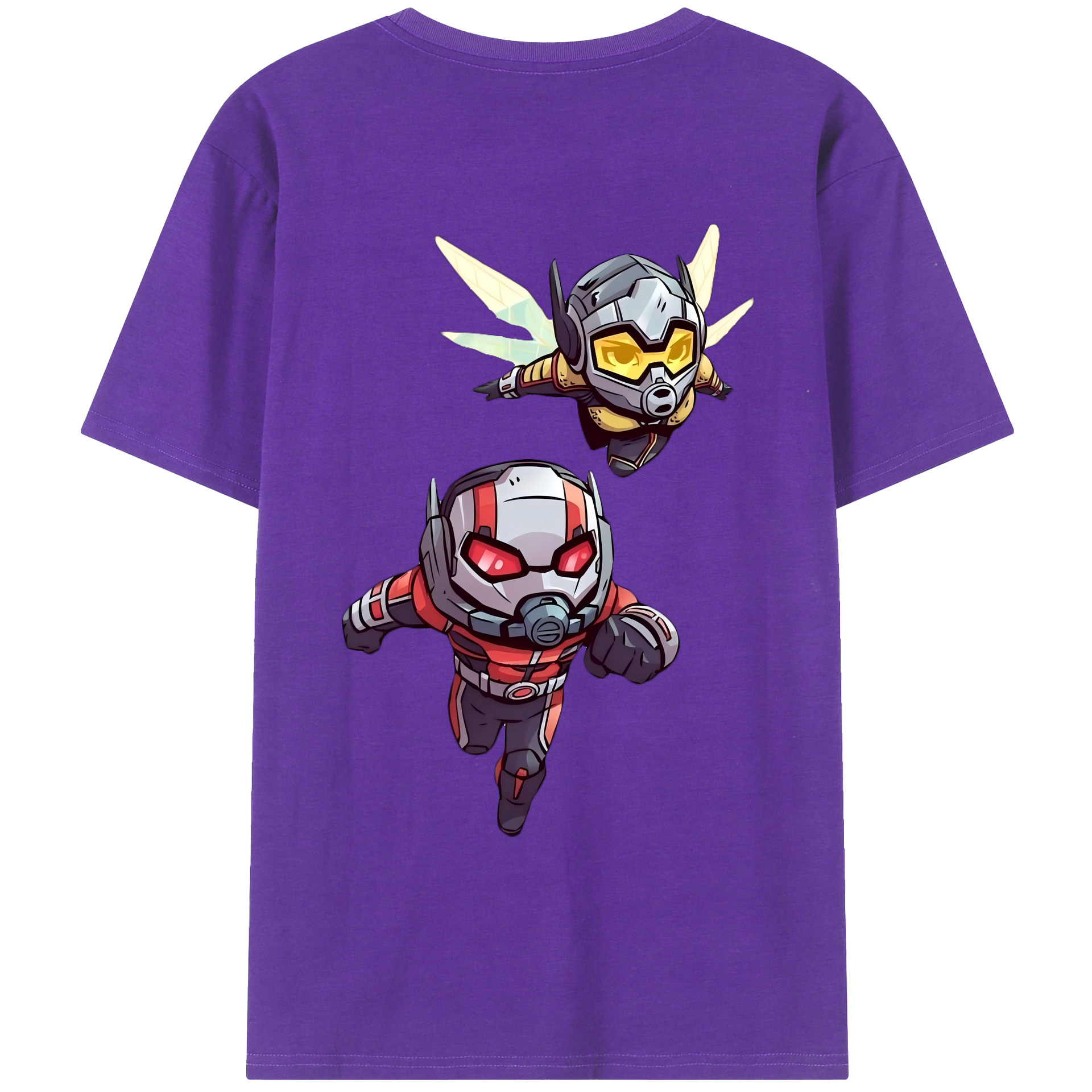 （画像用） アベンジャーズ The Avengers 綿100％ メンズ半袖Tシャツ（バックプリント） 通気性