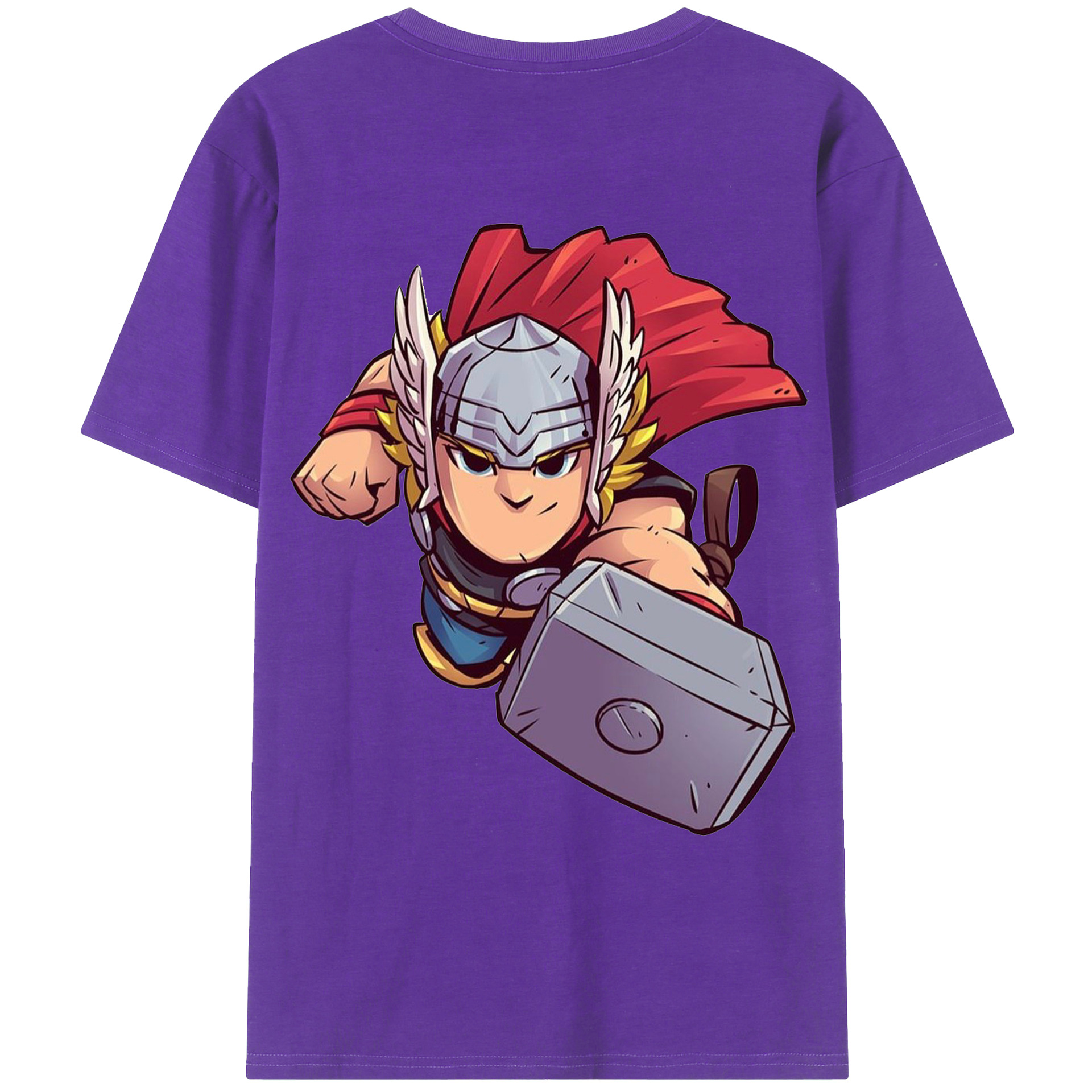 （画像用） アベンジャーズ The Avengers 綿100％ メンズ半袖Tシャツ（バックプリント） 通気性