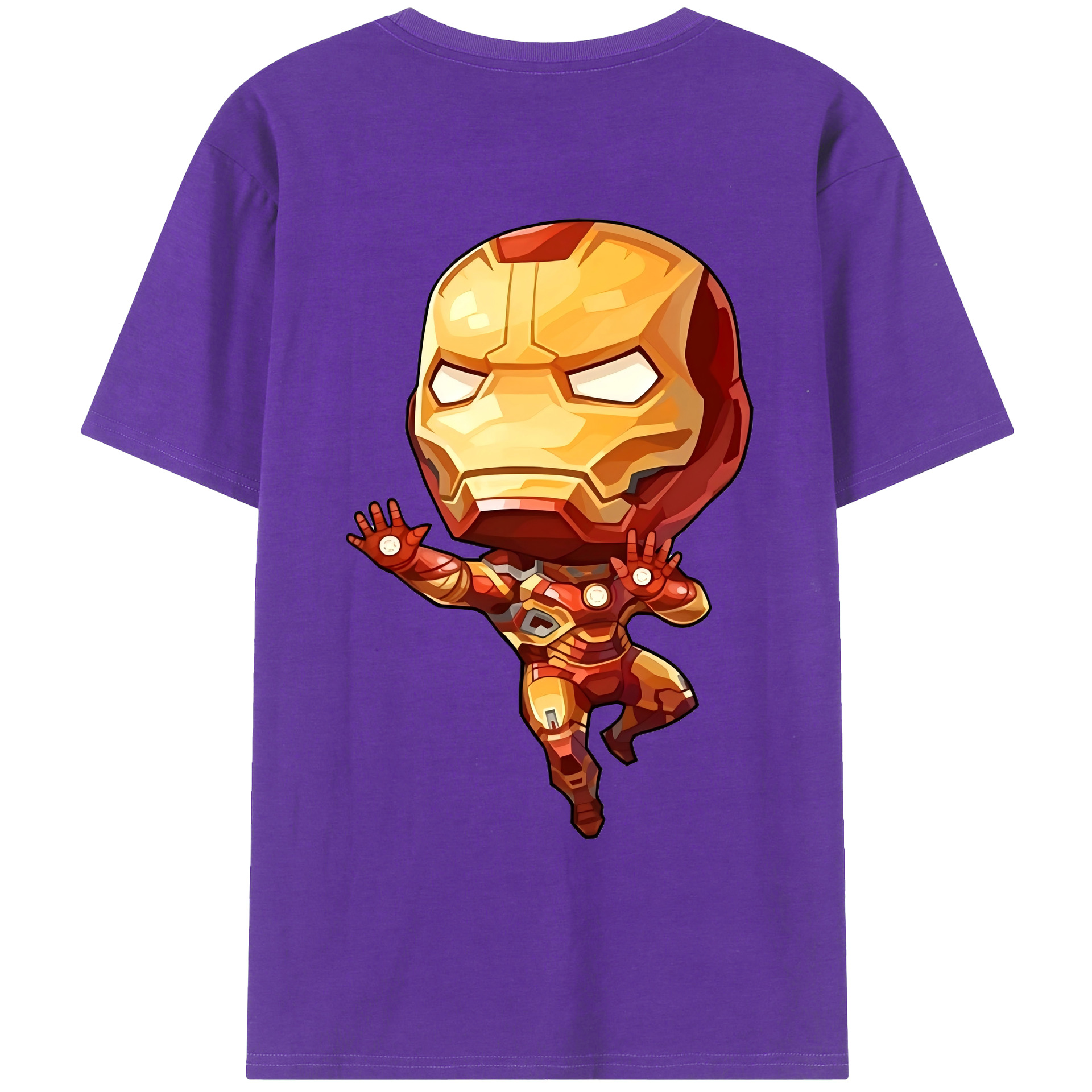 （画像用） アベンジャーズ The Avengers 綿100％ メンズ半袖Tシャツ（バックプリント） 通気性