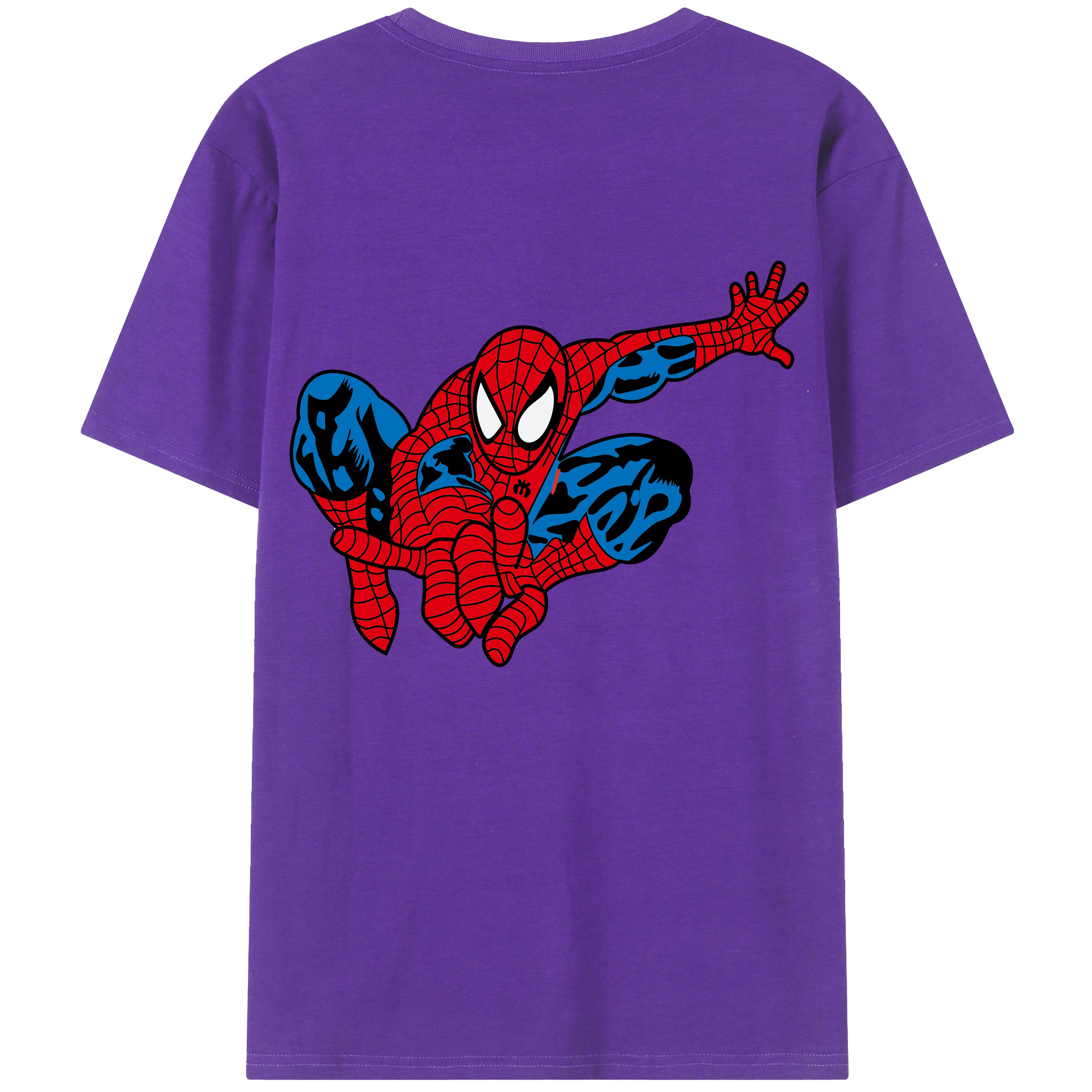 （画像用） アベンジャーズ The Avengers 綿100％ メンズ半袖Tシャツ（バックプリント） 通気性