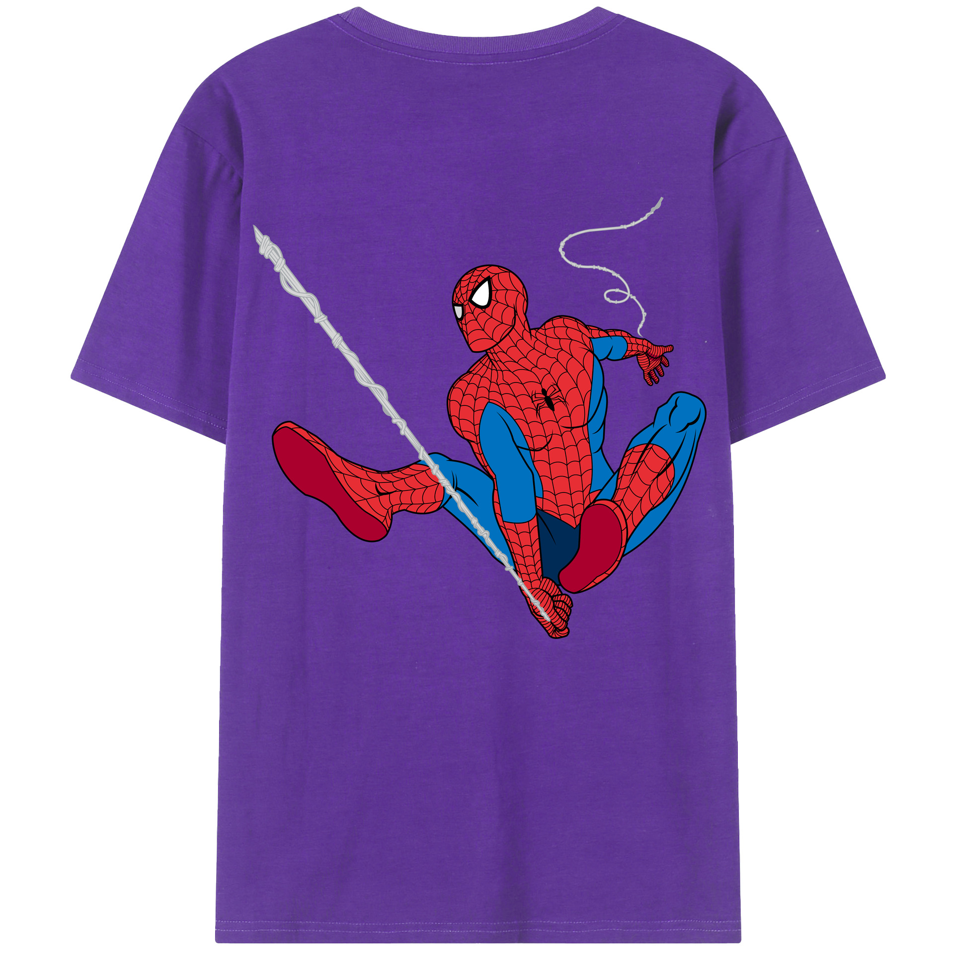 （画像用） アベンジャーズ The Avengers 綿100％ メンズ半袖Tシャツ（バックプリント） 通気性