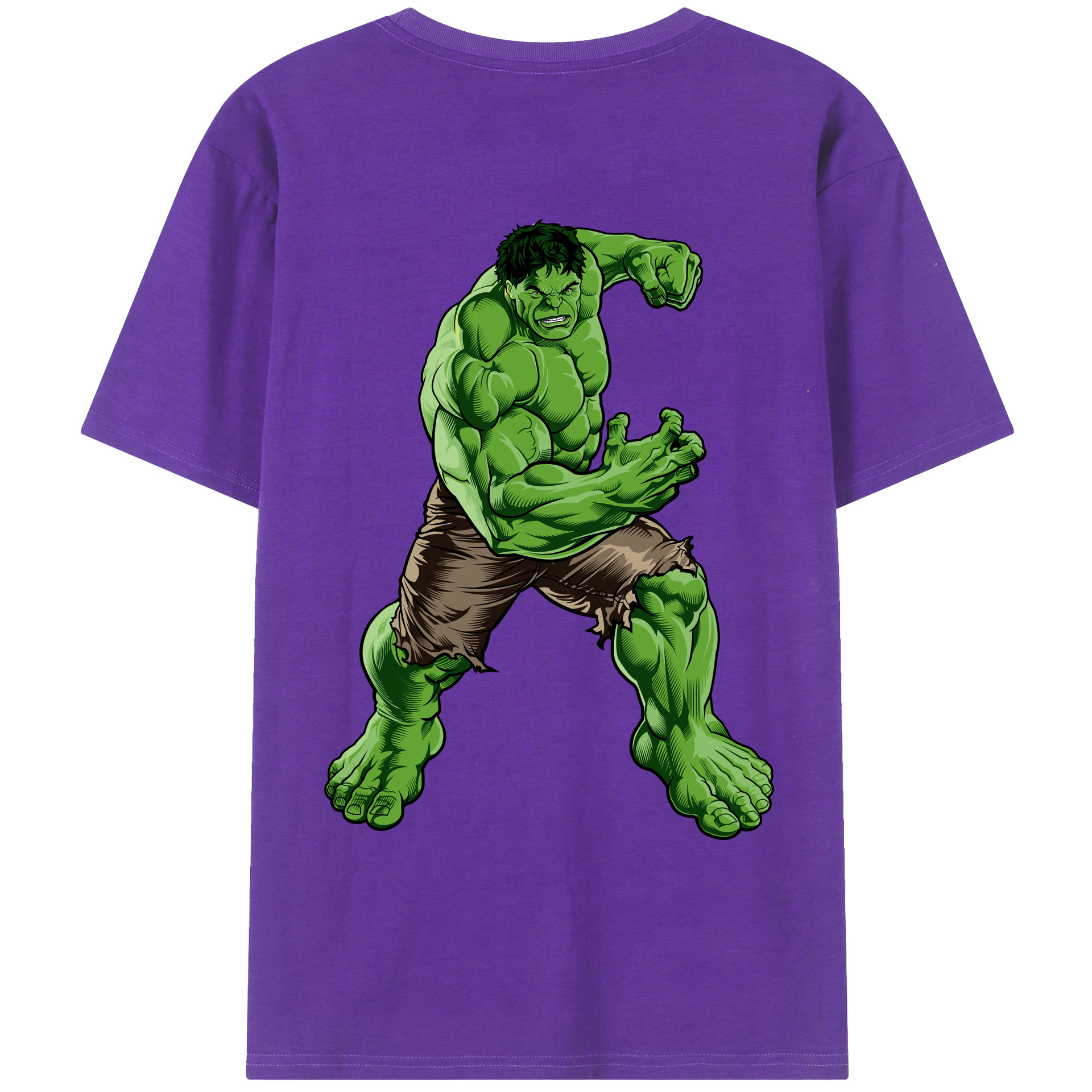 （画像用） アベンジャーズ The Avengers 綿100％ メンズ半袖Tシャツ（バックプリント） 通気性