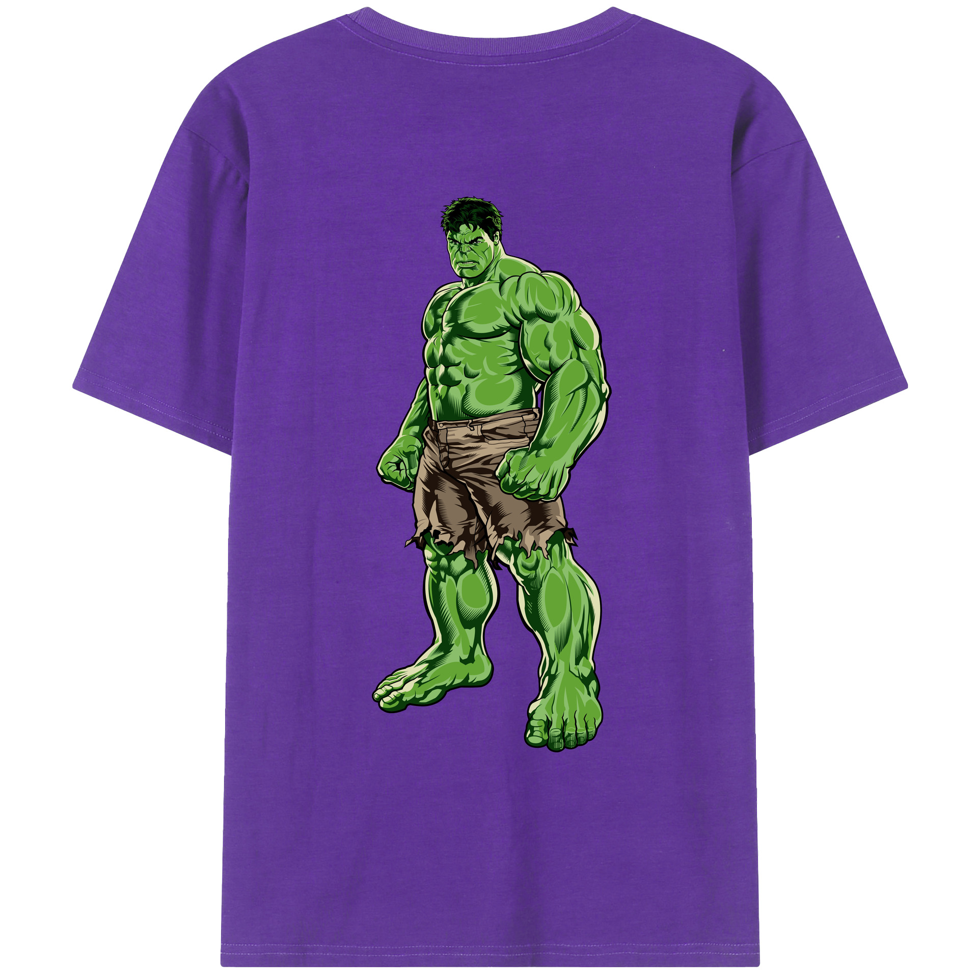 （画像用） アベンジャーズ The Avengers 綿100％ メンズ半袖Tシャツ（バックプリント） 通気性