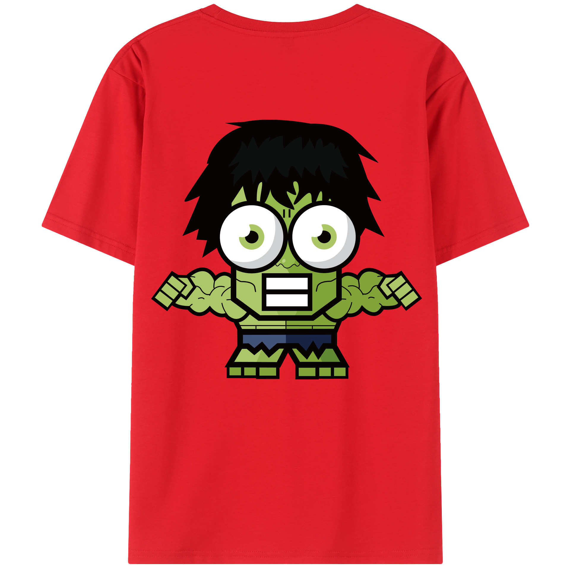 （画像用） アベンジャーズ The Avengers 綿100％ メンズ半袖Tシャツ（バックプリント） 通気性