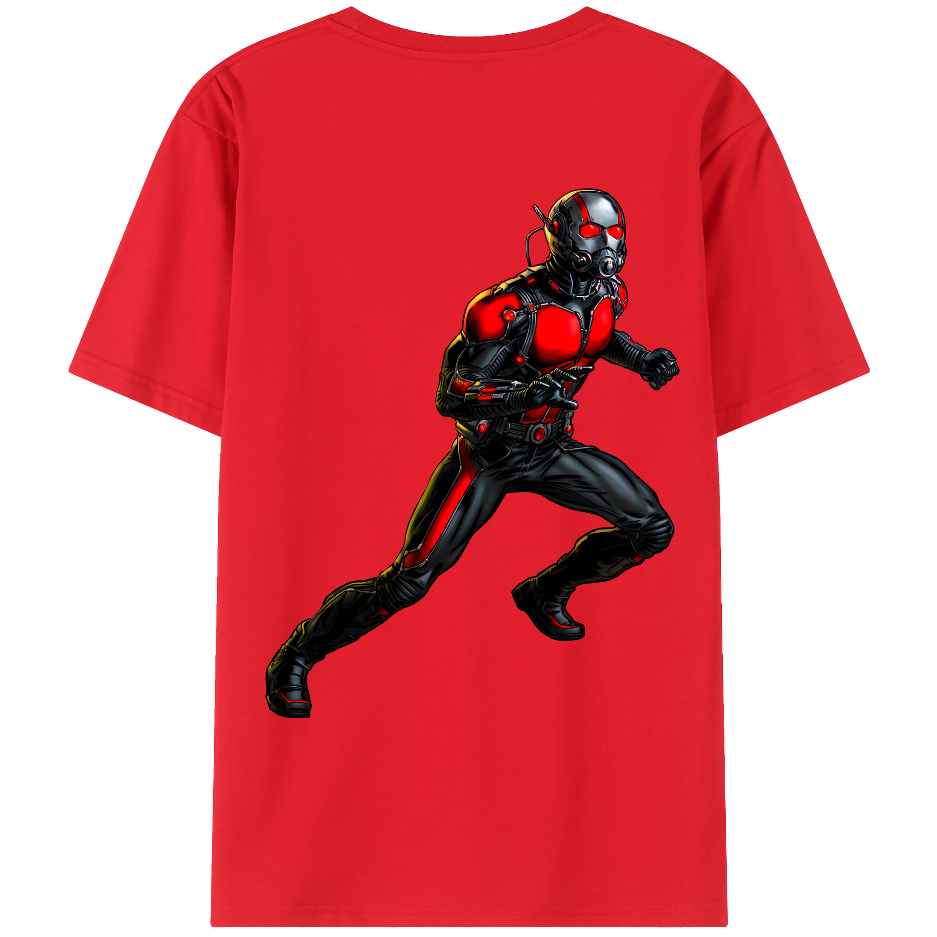 （画像用） アベンジャーズ The Avengers 綿100％ メンズ半袖Tシャツ（バックプリント） 通気性